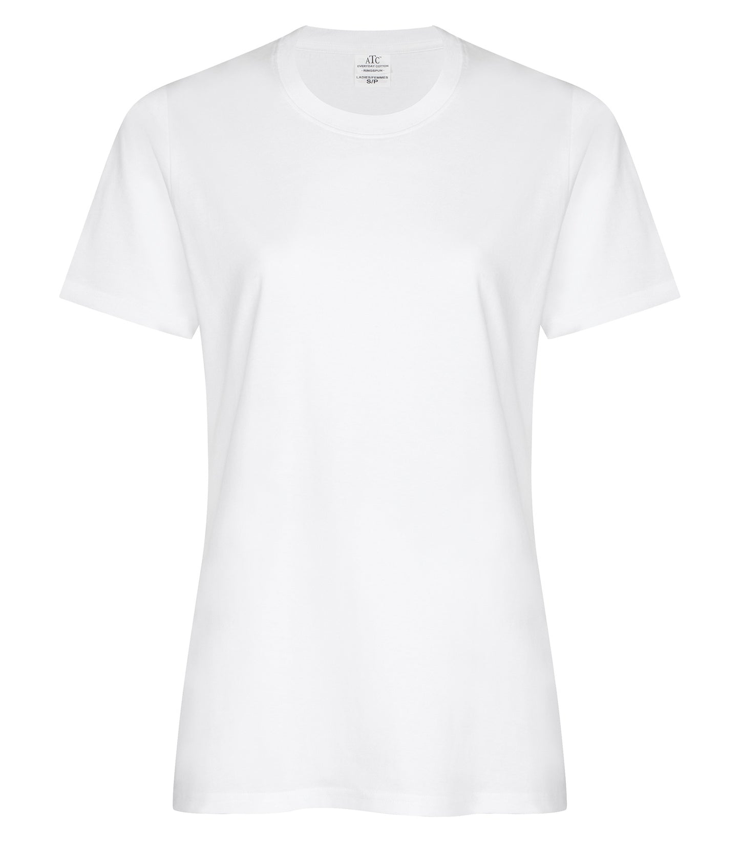 ATC EVERYDAY RING SPUN COTTON LADIES' TEE (ATC2000L) - White