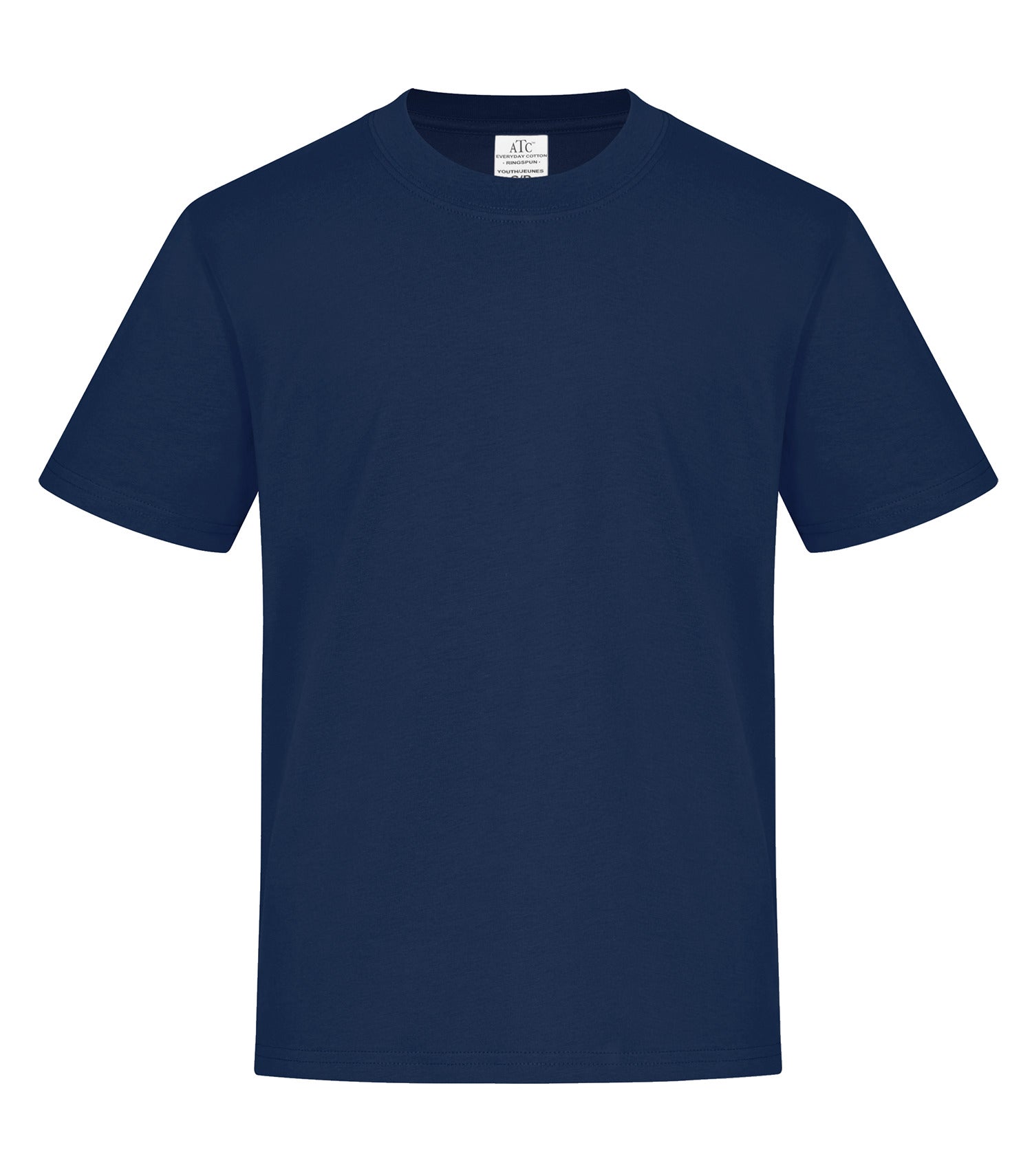 ATC EVERYDAY RING SPUN COTTON YOUTH TEE (ATC2000Y) - Navy