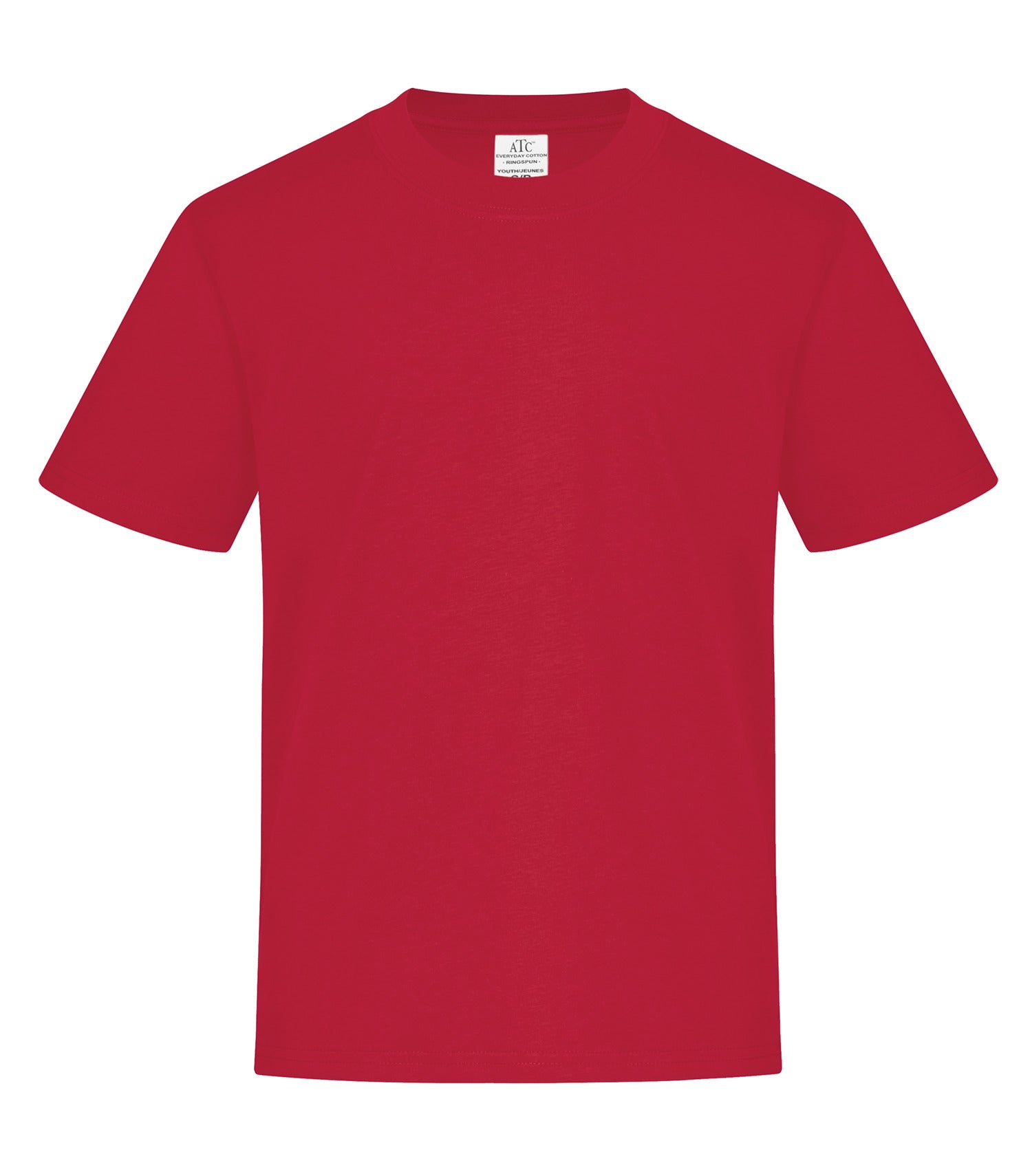 ATC EVERYDAY RING SPUN COTTON YOUTH TEE (ATC2000Y) - Red
