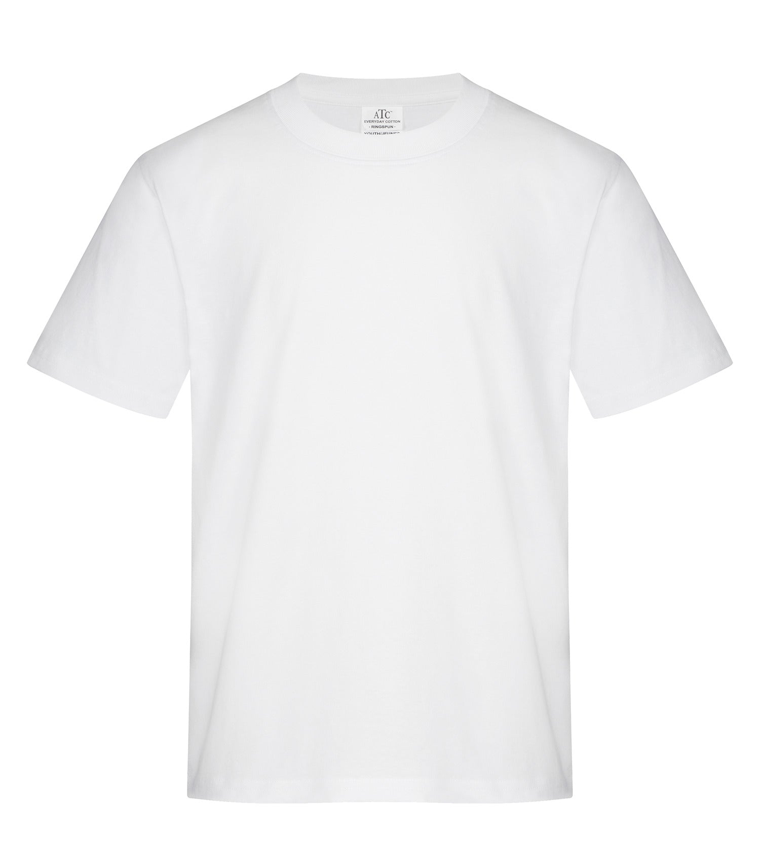 ATC EVERYDAY RING SPUN COTTON YOUTH TEE (ATC2000Y) - White