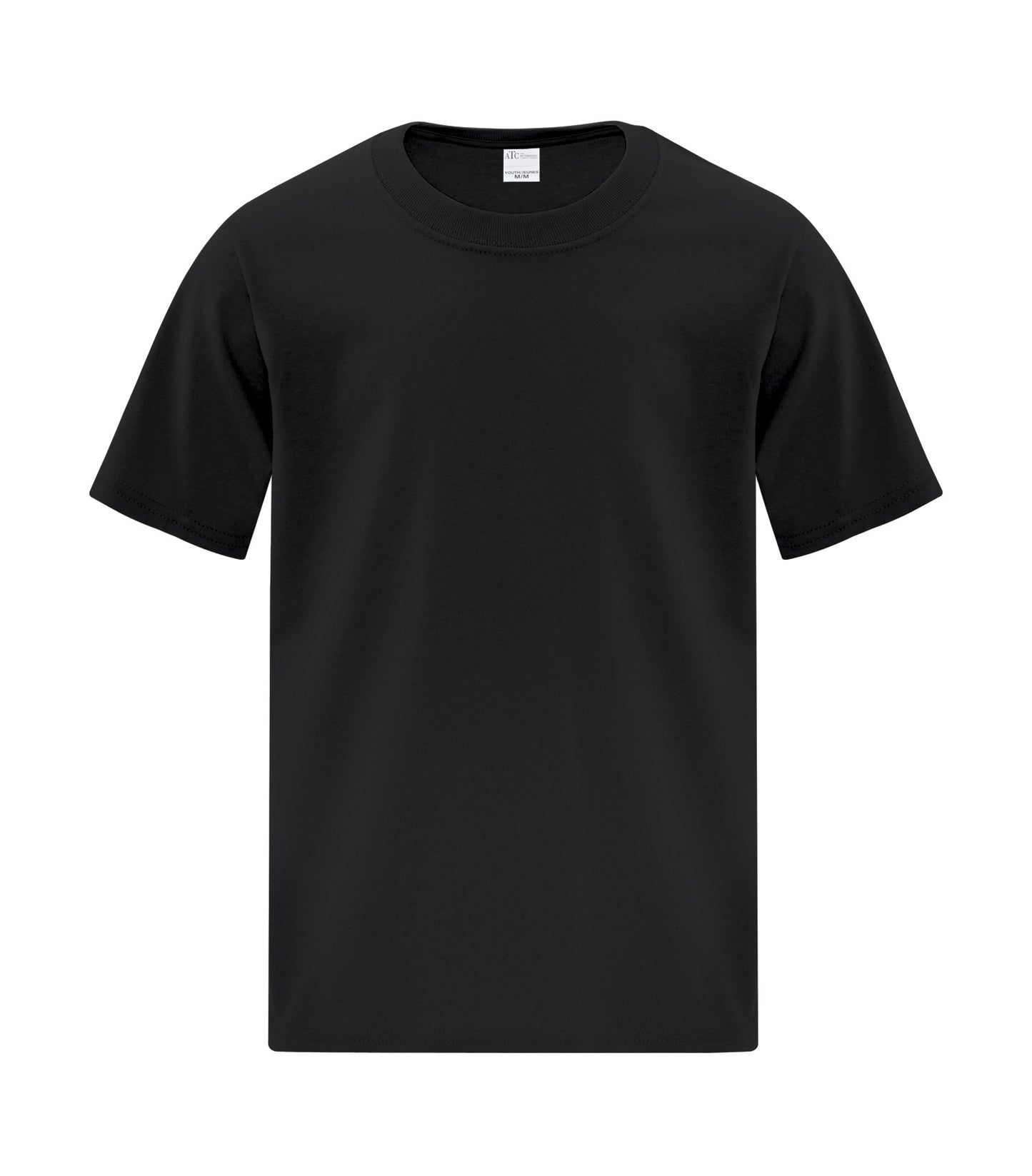 ATC EVERYDAY RING SPUN COTTON YOUTH TEE (ATC2000Y) - Black