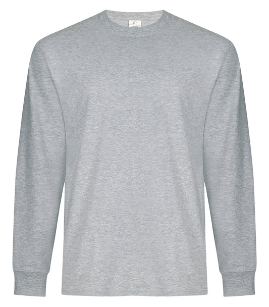 ATC™ EVERYDAY RING SPUN COTTON LONG SLEEVE TEE - Athletic Heather