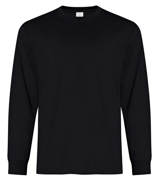 ATC™ EVERYDAY RING SPUN COTTON LONG SLEEVE TEE - Black