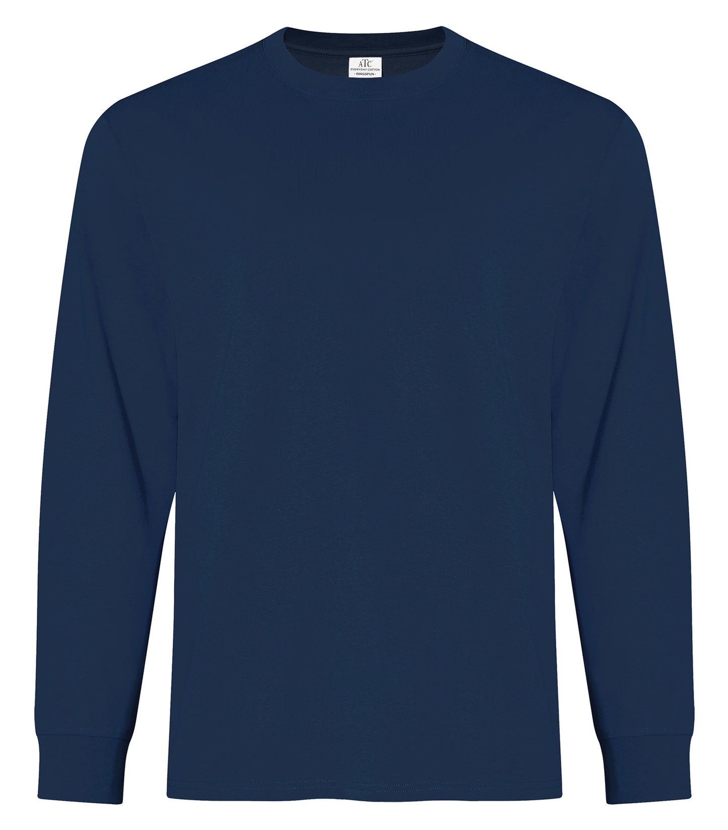 ATC EVERYDAY RING SPUN COTTON LONG SLEEVE TEE (ATC2015) - Navy