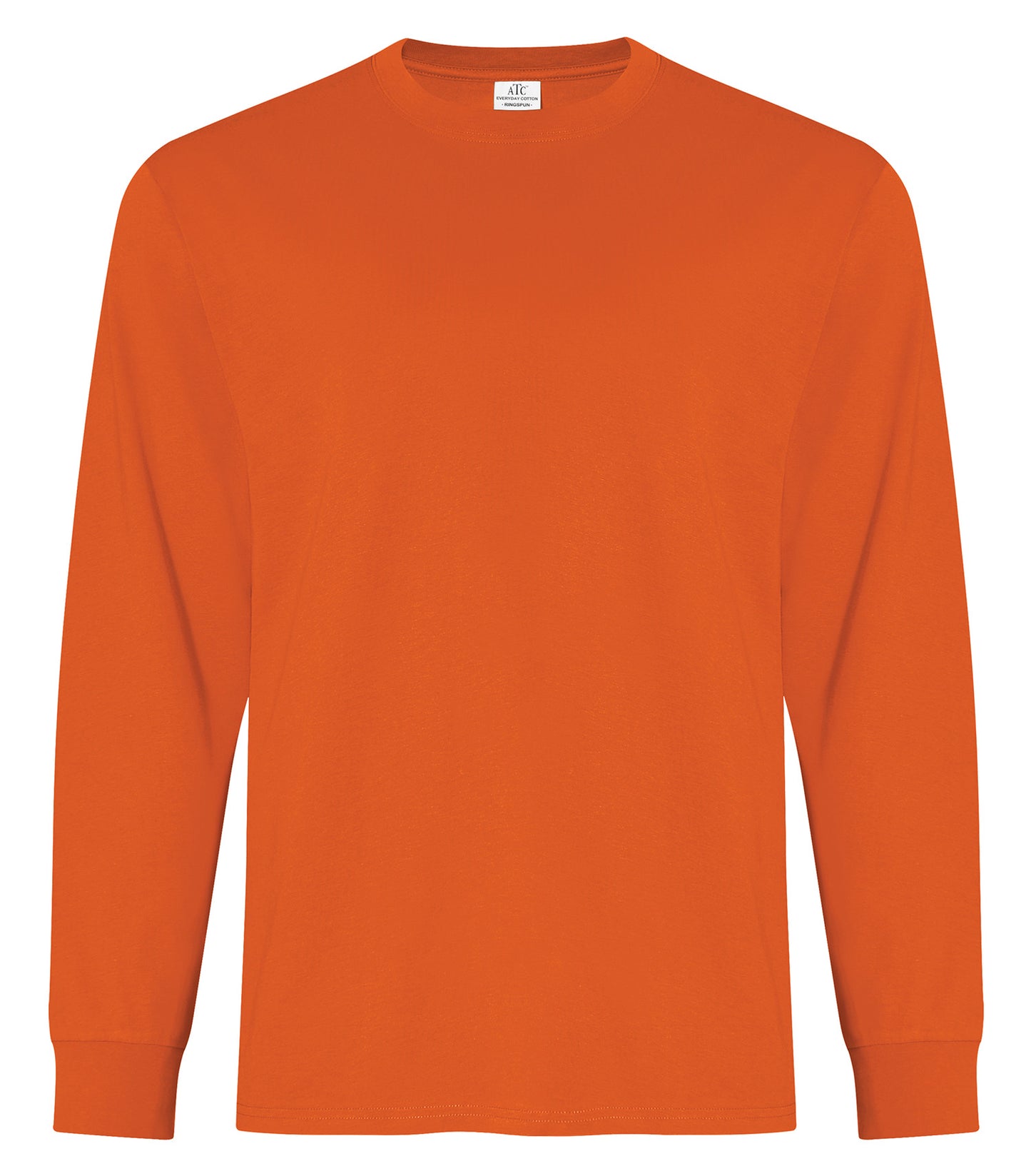 ATC EVERYDAY RING SPUN COTTON LONG SLEEVE TEE (ATC2015) - Orange