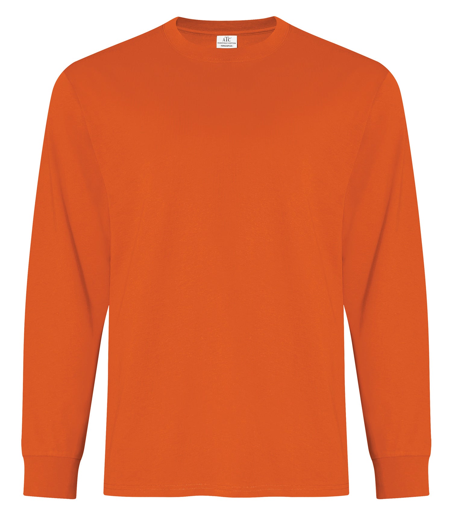 ATC EVERYDAY RING SPUN COTTON LONG SLEEVE TEE (ATC2015) - Orange