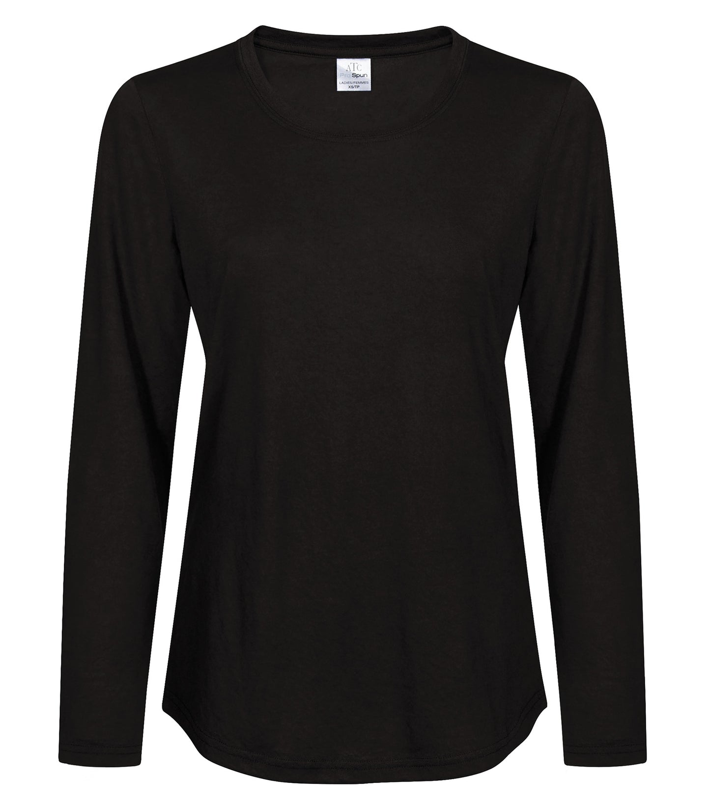 ATC LONG SLEEVE LADIES' TEE (ATC3615L) - Black