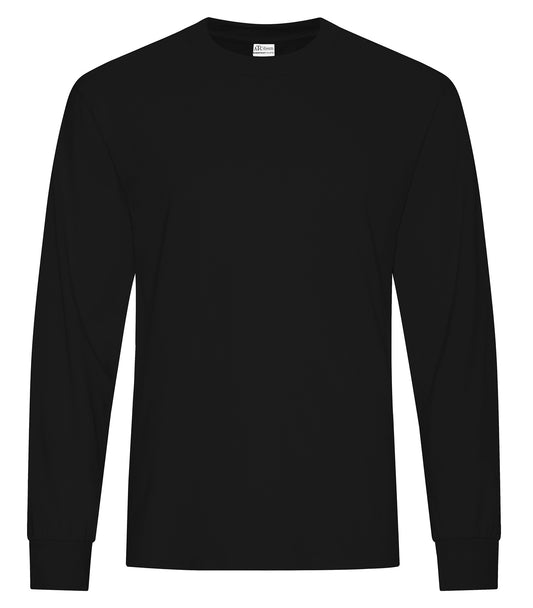 ATC™ EVERYDAY COTTON BLEND LONG SLEEVE TEE - Black