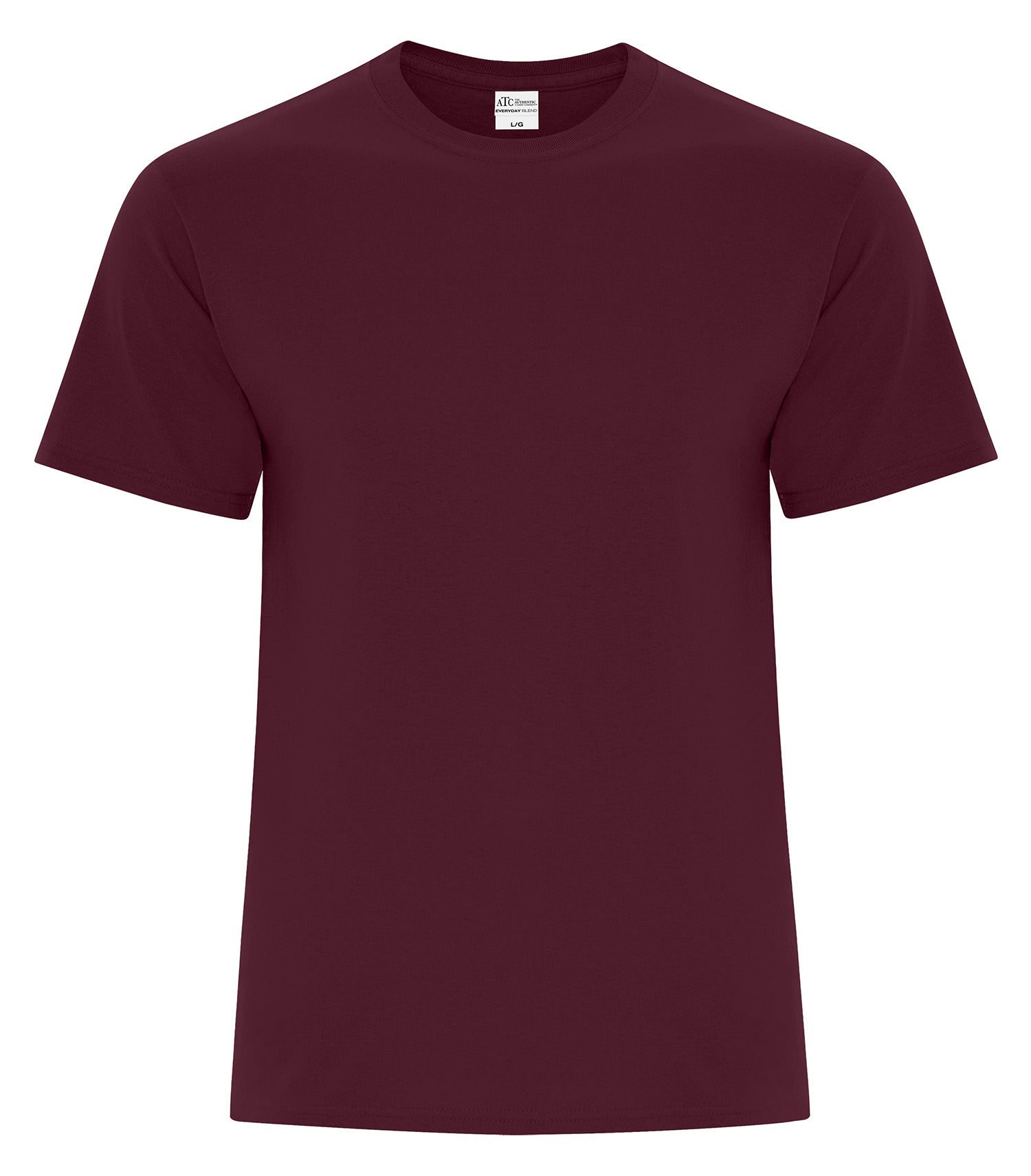 ATC EVERYDAY COTTON BLEND TEE (ATC5050) - Maroon