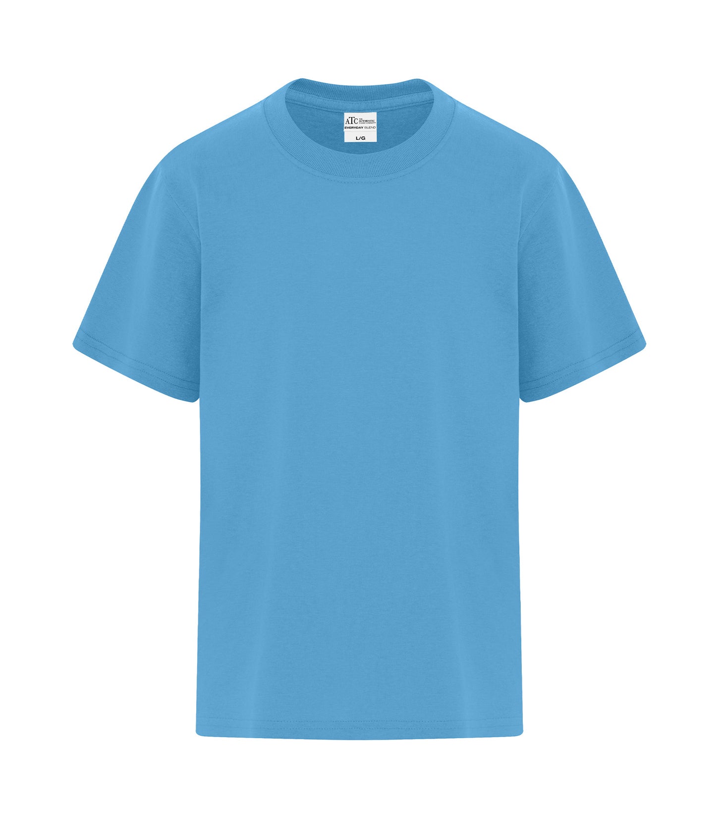 ATC EVERYDAY COTTON BLEND YOUTH TEE (ATC5050Y) - Aquatic Blue
