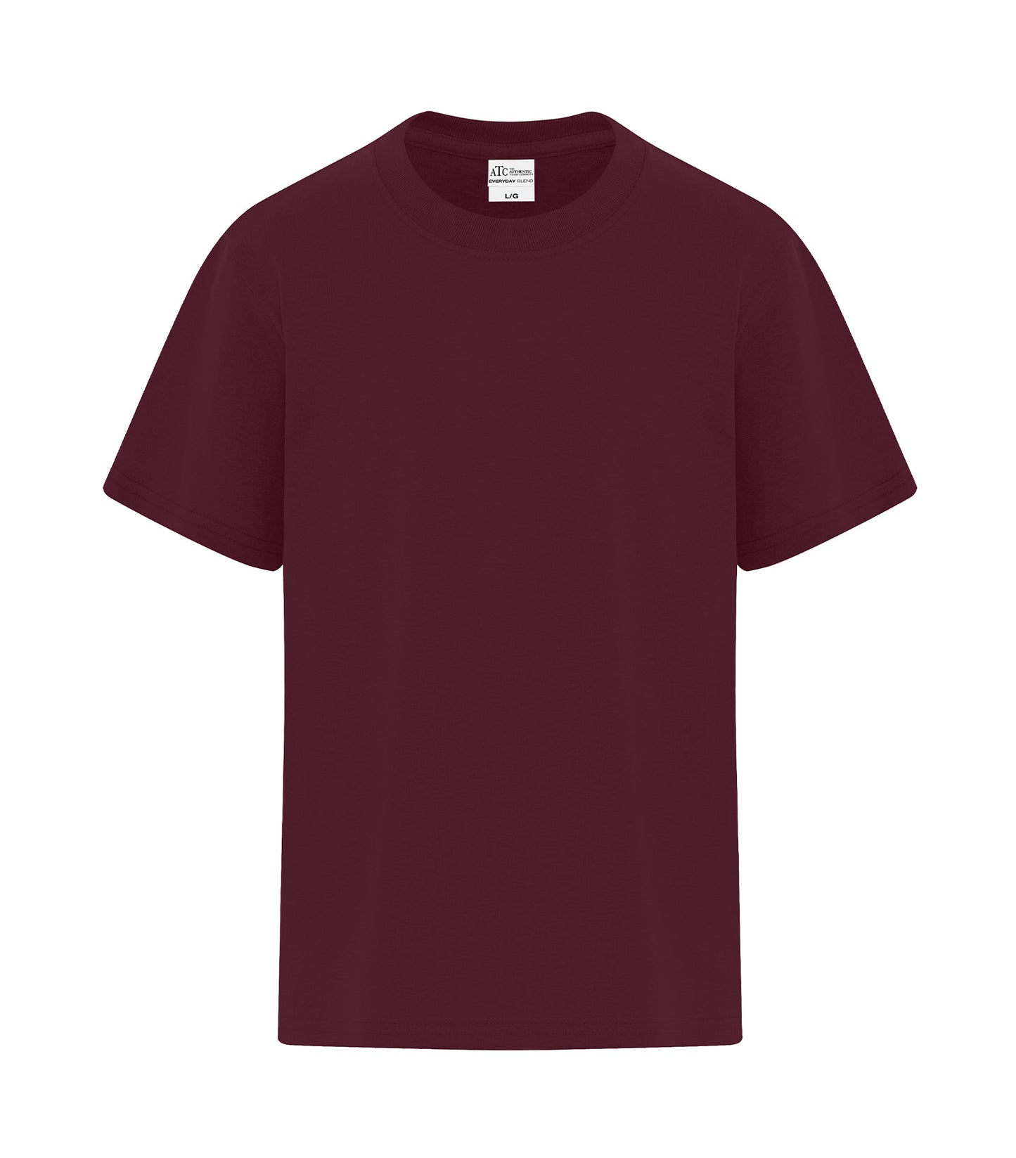 ATC EVERYDAY COTTON BLEND YOUTH TEE (ATC5050Y) - Maroon