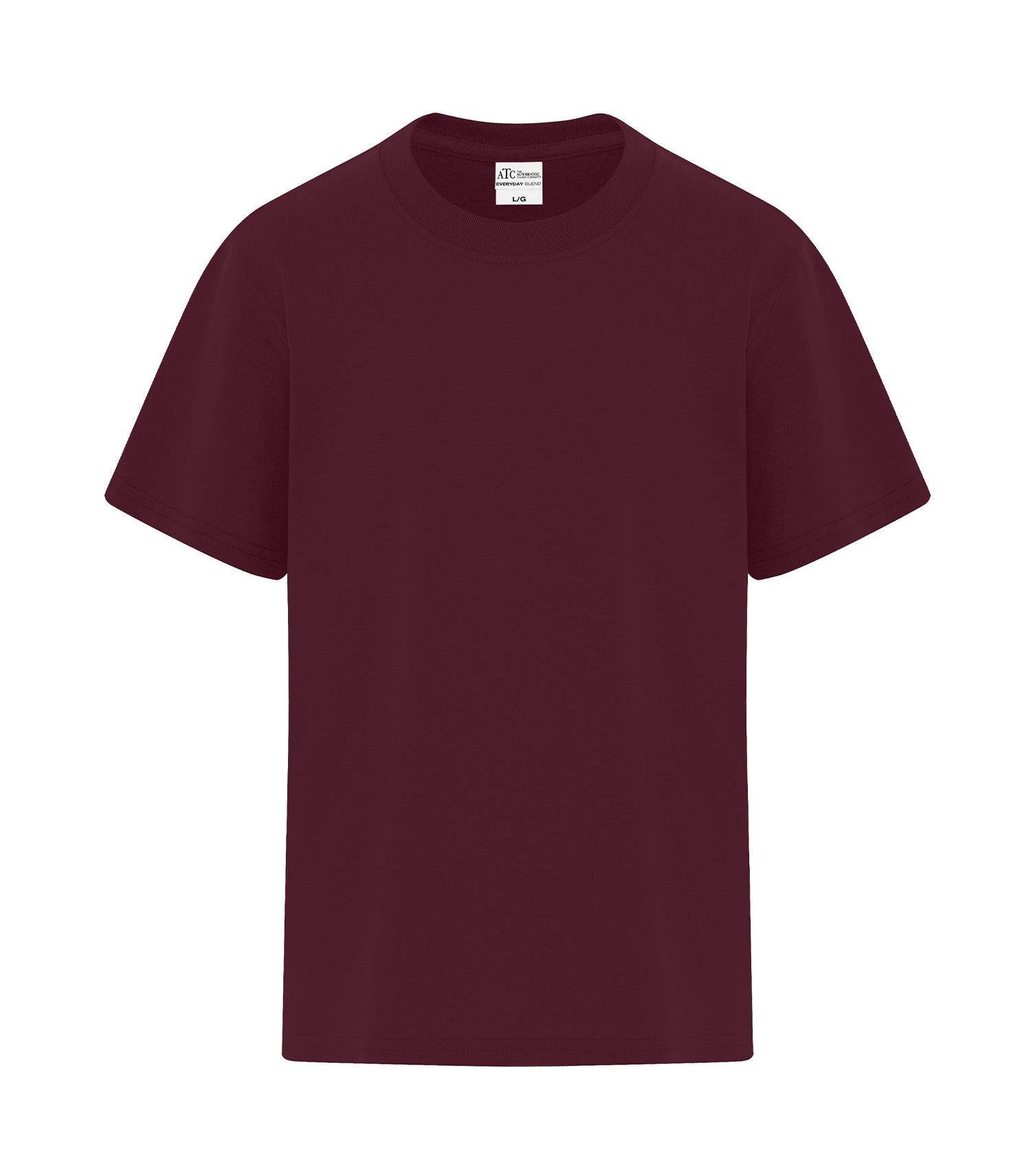ATC EVERYDAY COTTON BLEND YOUTH TEE (ATC5050Y) - Maroon