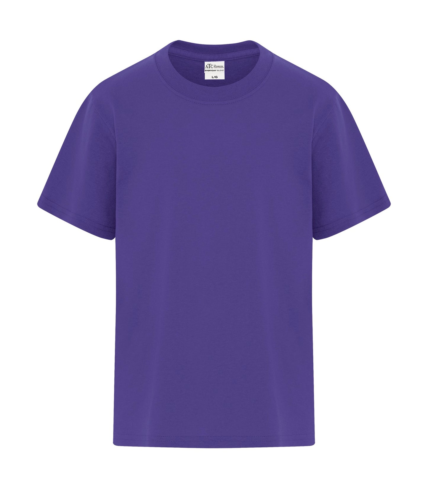 ATC EVERYDAY COTTON BLEND YOUTH TEE (ATC5050Y) - Purple