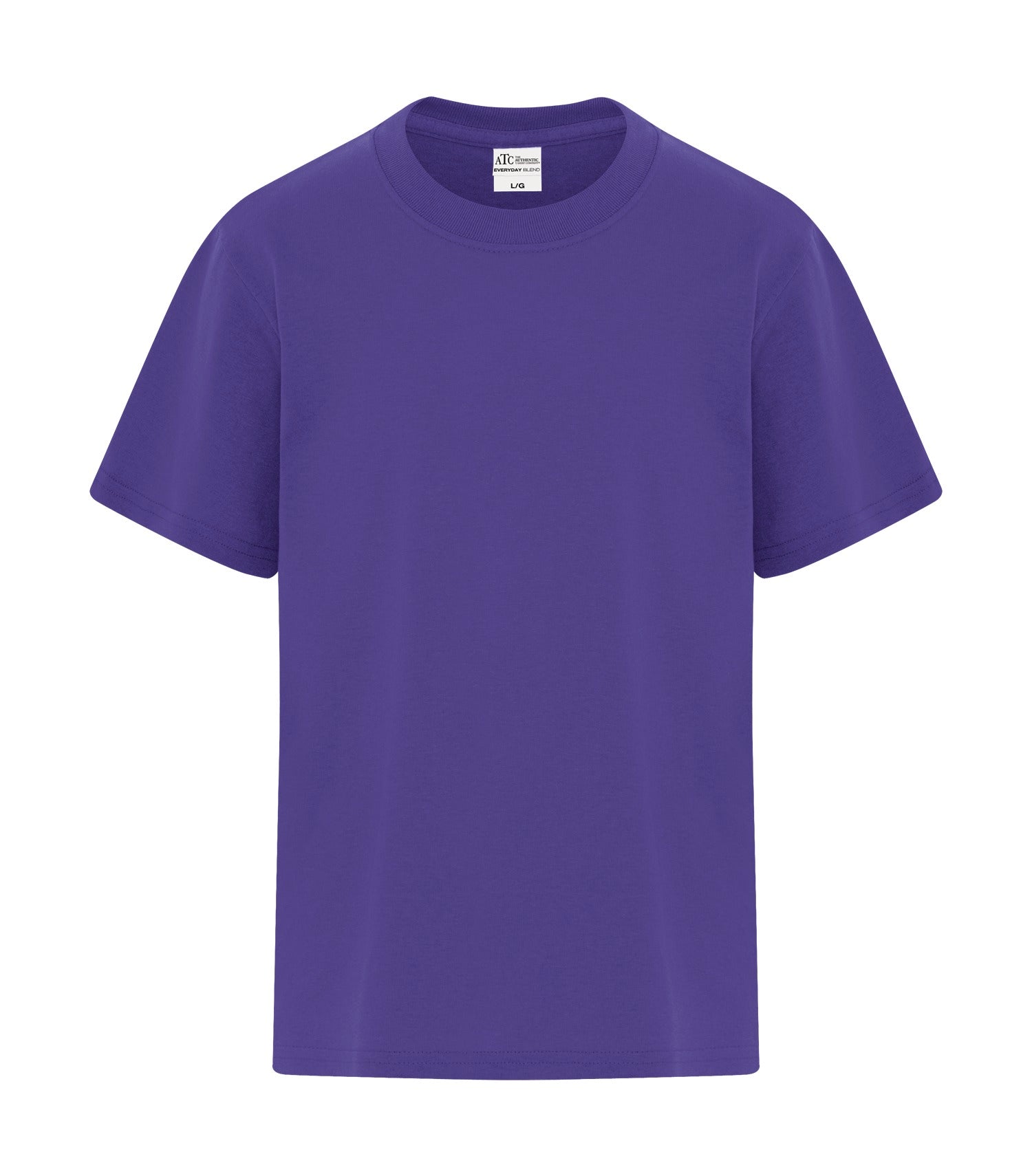 ATC EVERYDAY COTTON BLEND YOUTH TEE (ATC5050Y) - Purple