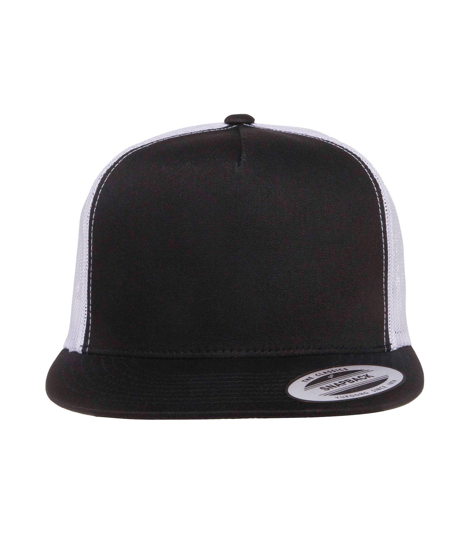 ATC FIVE-PANEL CLASSIC TRUCKER CAP (ATC6006) - Black White