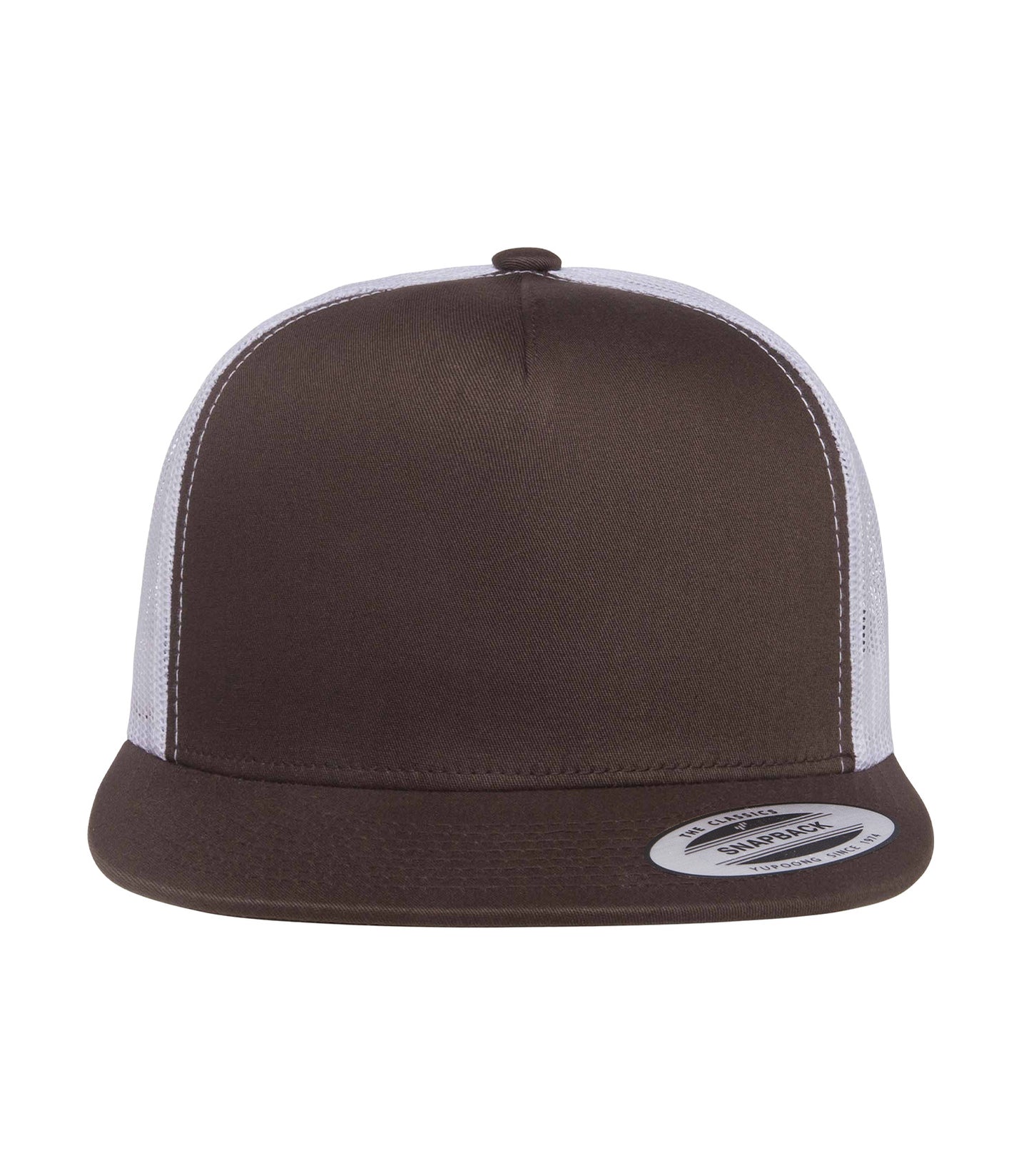 ATC FIVE-PANEL CLASSIC TRUCKER CAP (ATC6006) - Brown White