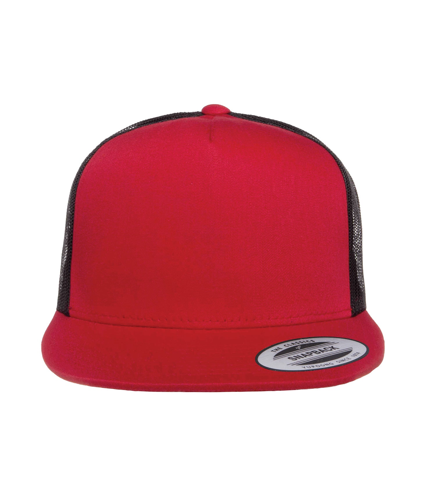 ATC FIVE-PANEL CLASSIC TRUCKER CAP (ATC6006) - Red Black