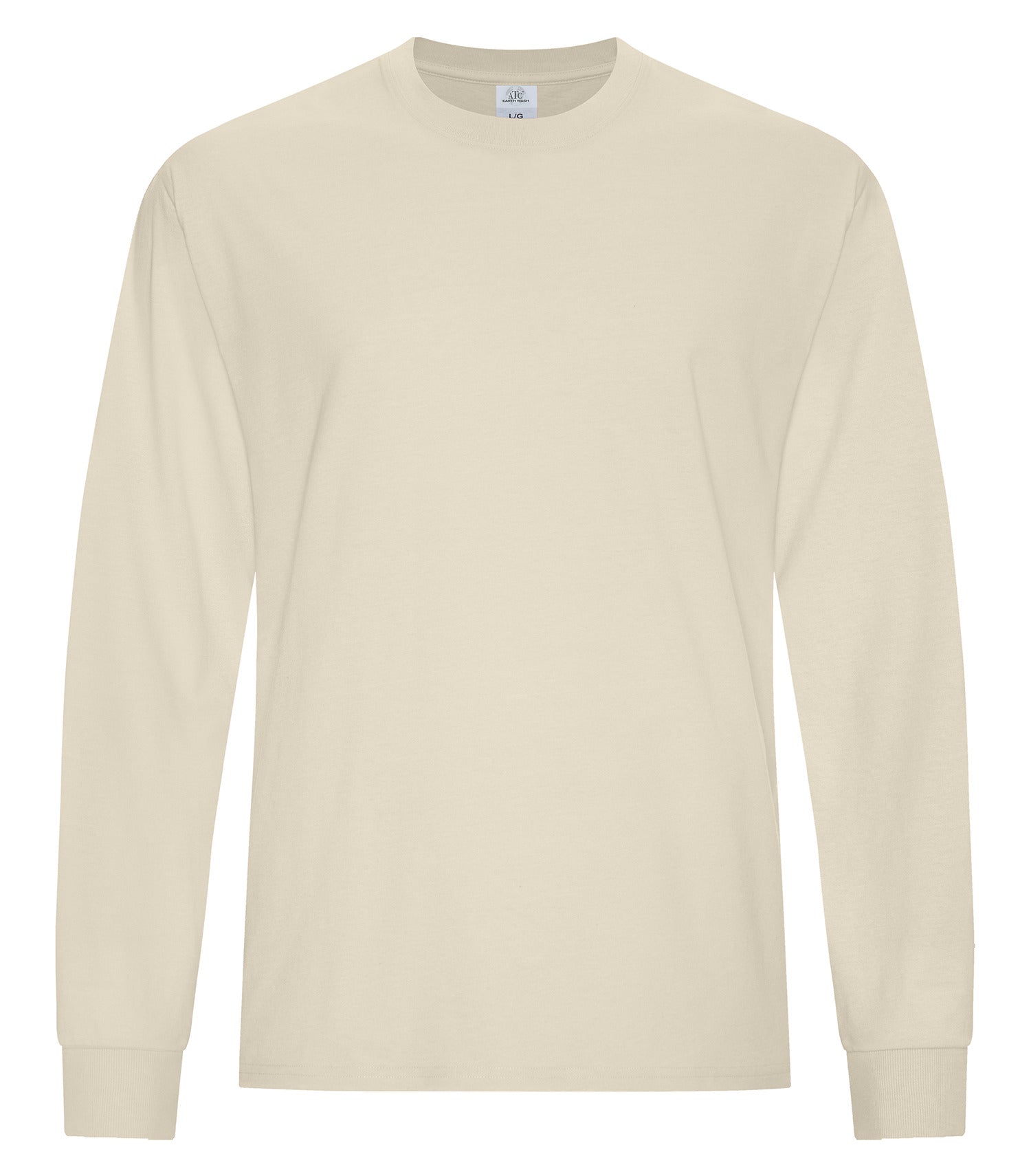 ATC EARTH WASH LONG SLEEVE TEE (ATC6015) - Bone