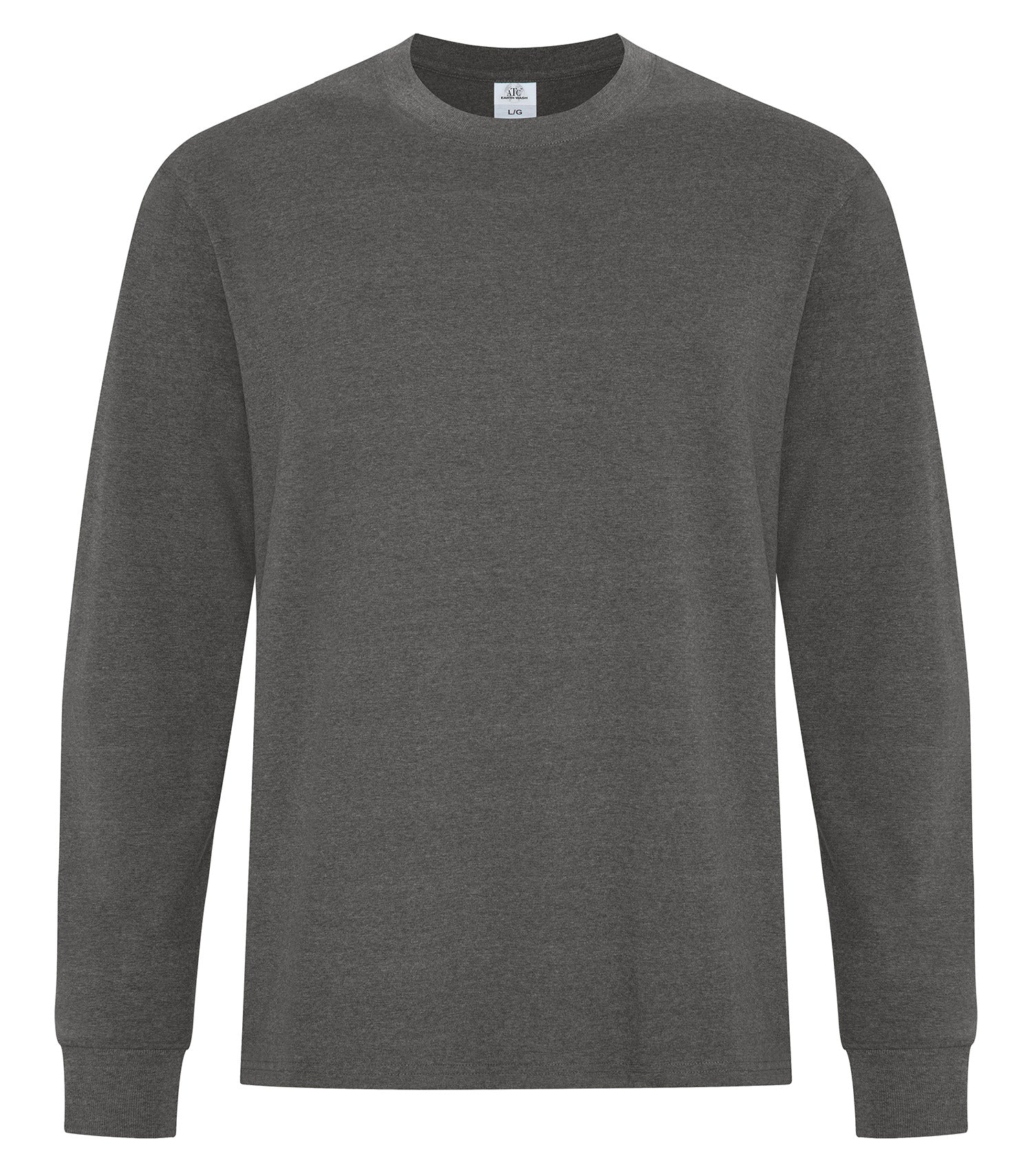 ATC EARTH WASH LONG SLEEVE TEE (ATC6015) - Pewter