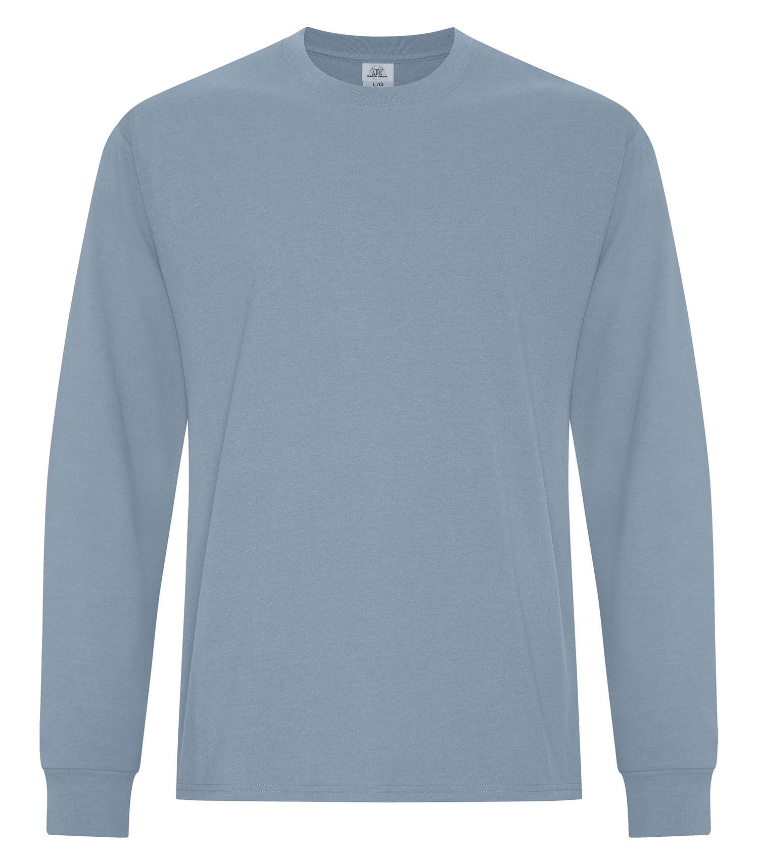 ATC EARTH WASH LONG SLEEVE TEE (ATC6015) - Stone Blue