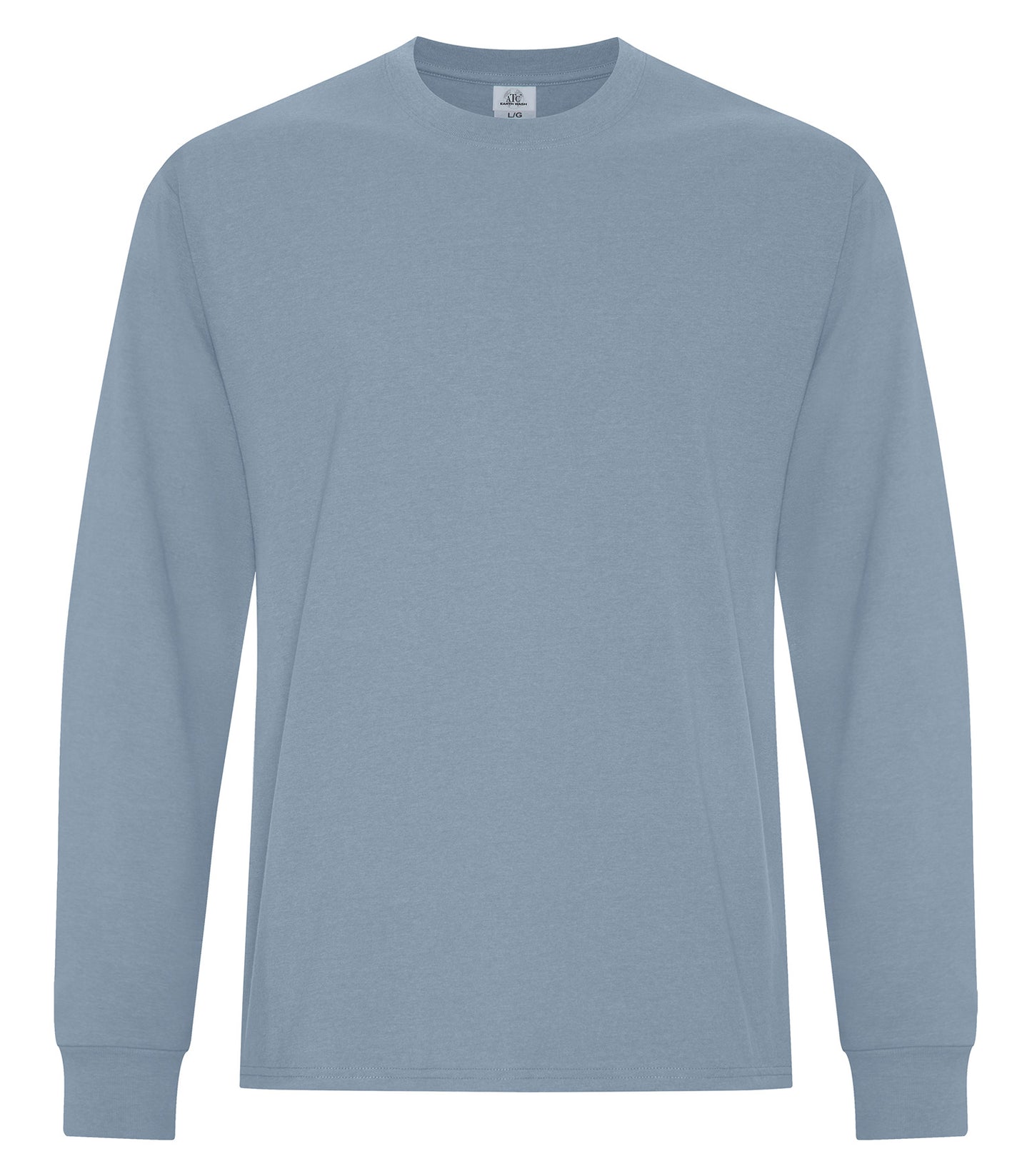 ATC EARTH WASH LONG SLEEVE TEE (ATC6015) - Stone Blue