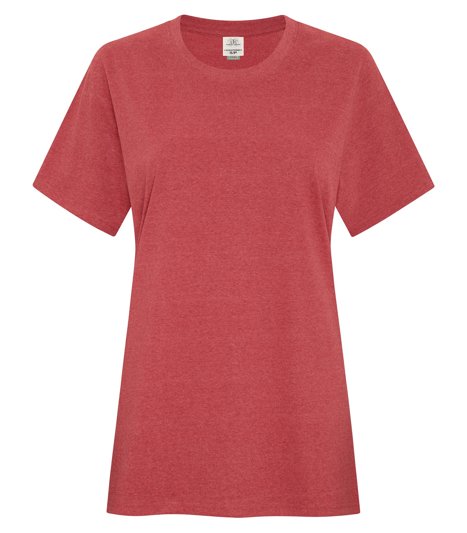 ATC EARTH WASH LADIES' TEE (ATC6040L) - Red