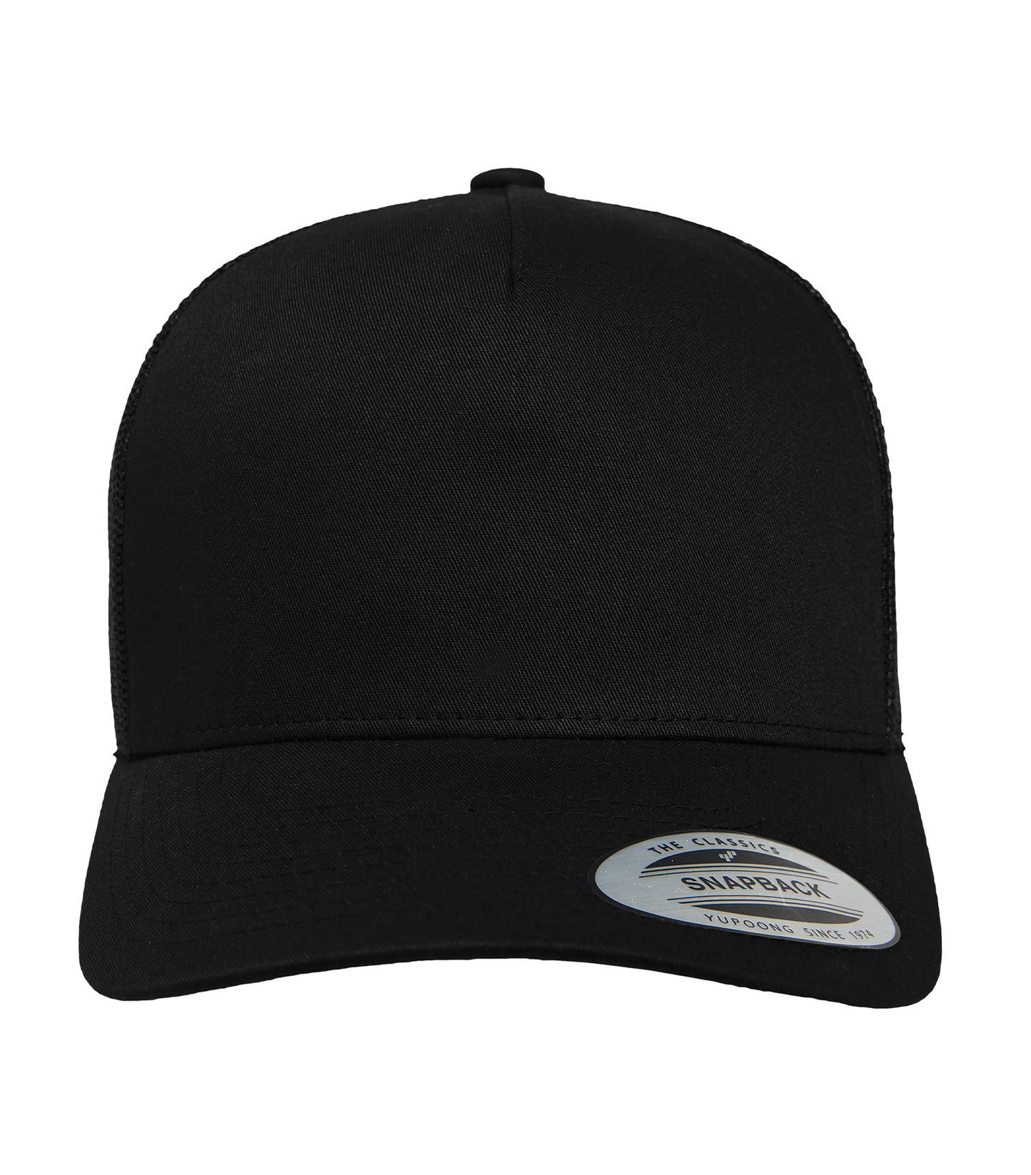 ATC FIVE-PANEL RETRO TRUCKER CAP (ATC6506) - Black Black
