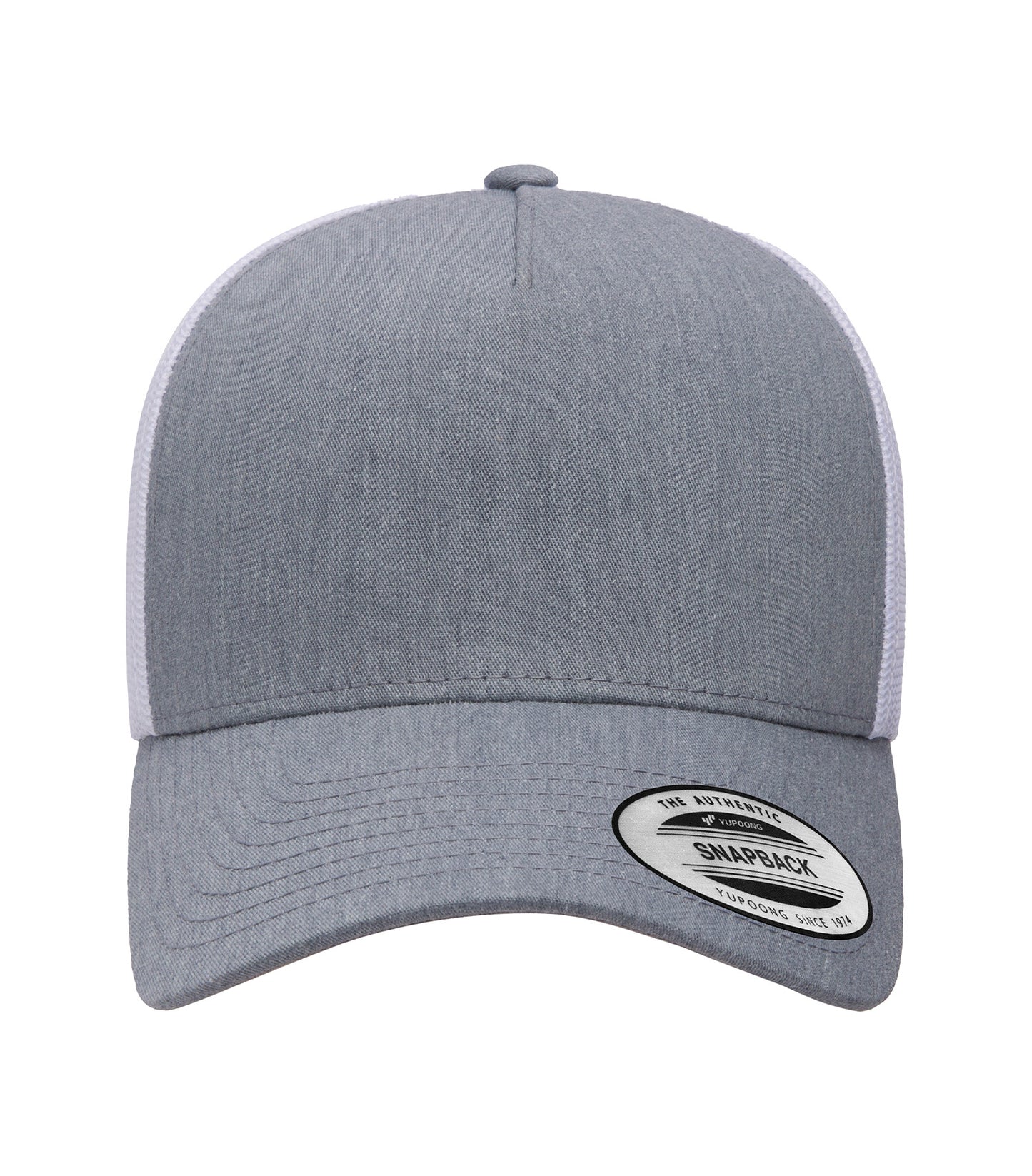 ATC FIVE-PANEL RETRO TRUCKER CAP (ATC6506) - Heather White