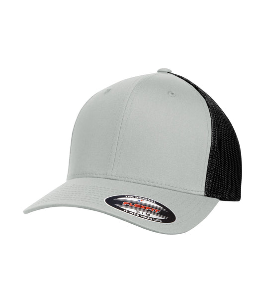 ATC™ FLEXFIT® TRUCKER MESH - Silver/Black