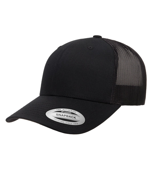 ATC™ YP CLASSICS® RETRO TRUCKER CAP - Black/Black