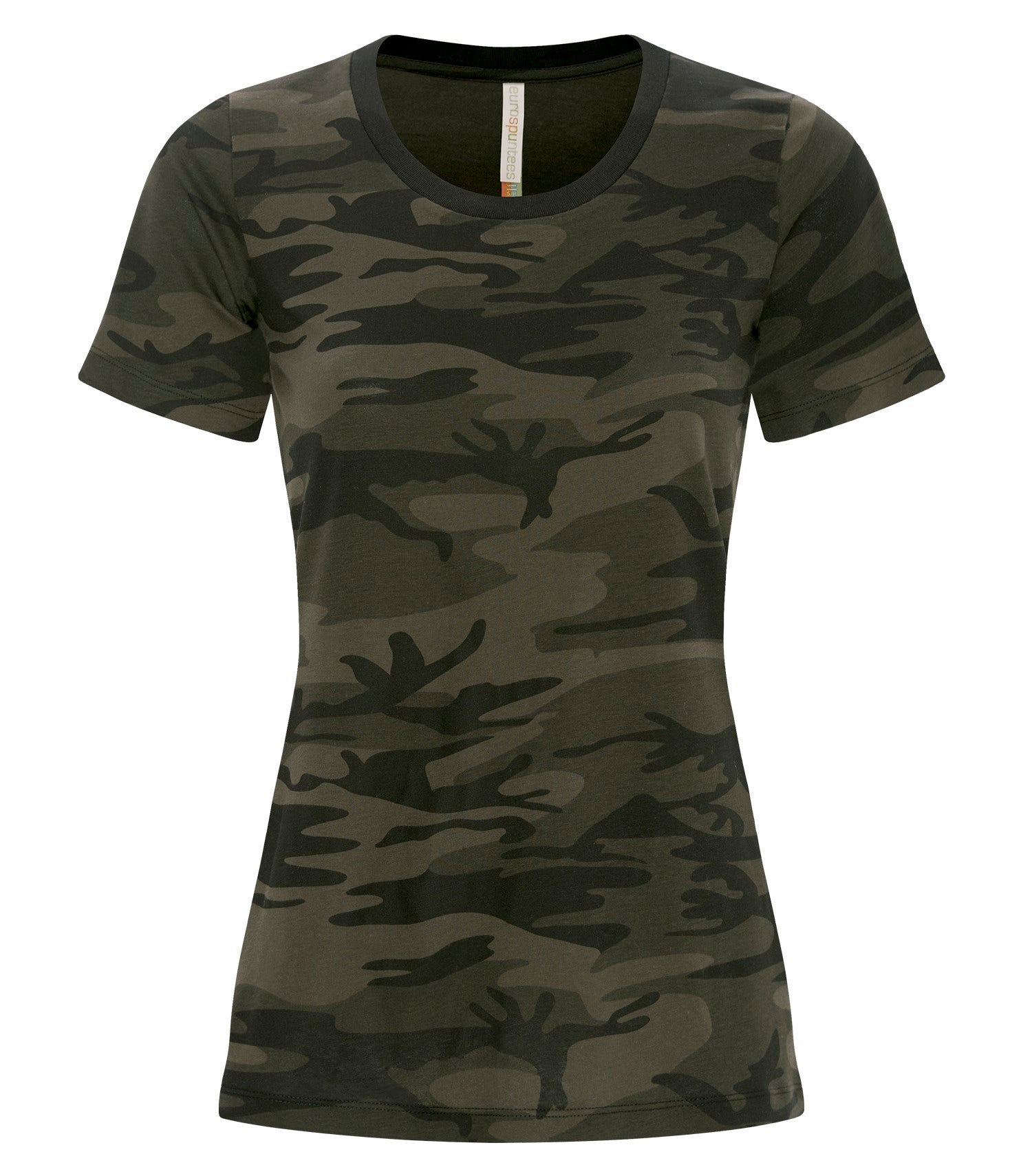 ATC RING SPUN LADIES' TEE (ATC8000L) - Blackcamo