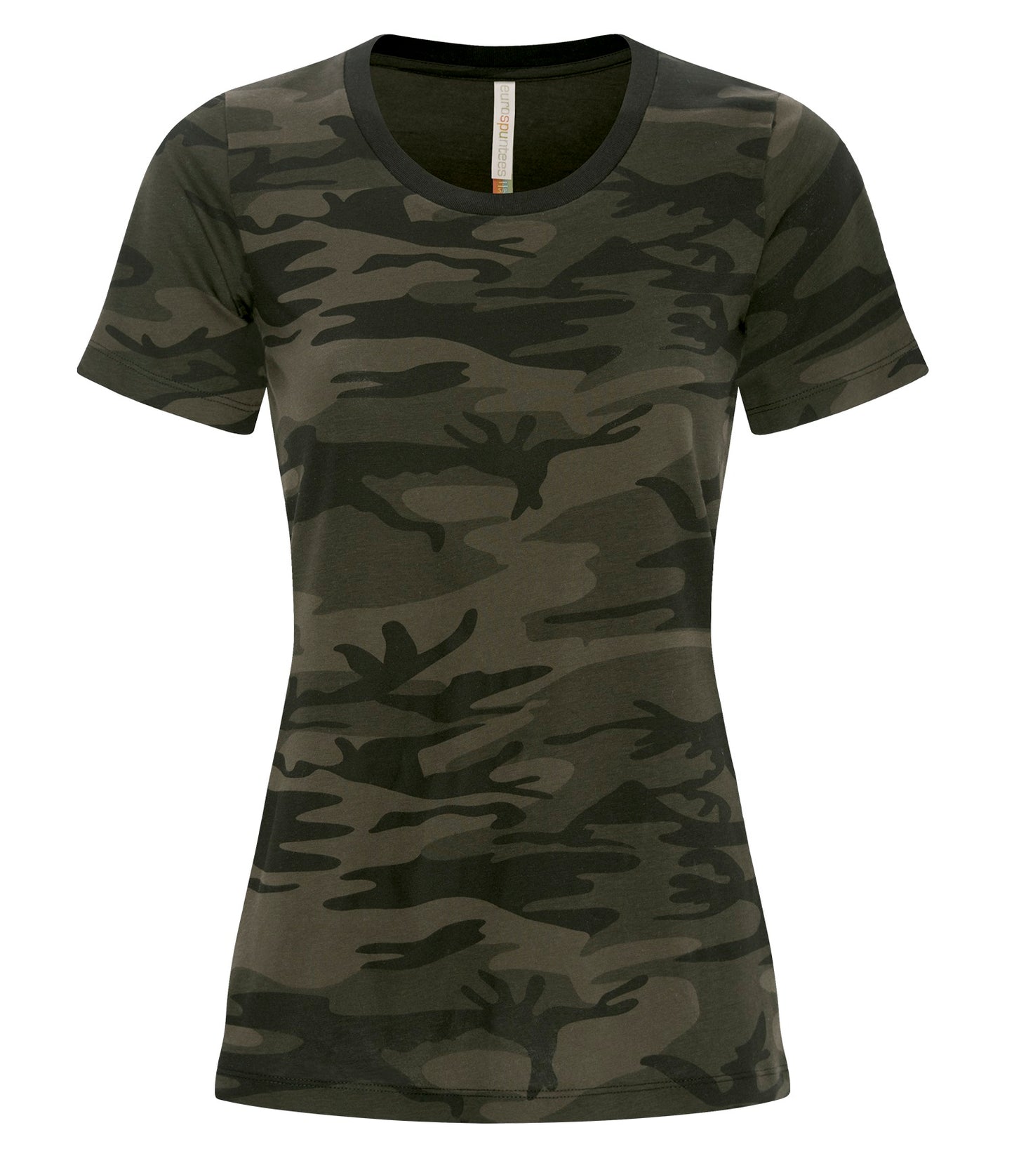 ATC RING SPUN LADIES' TEE (ATC8000L) - Blackcamo