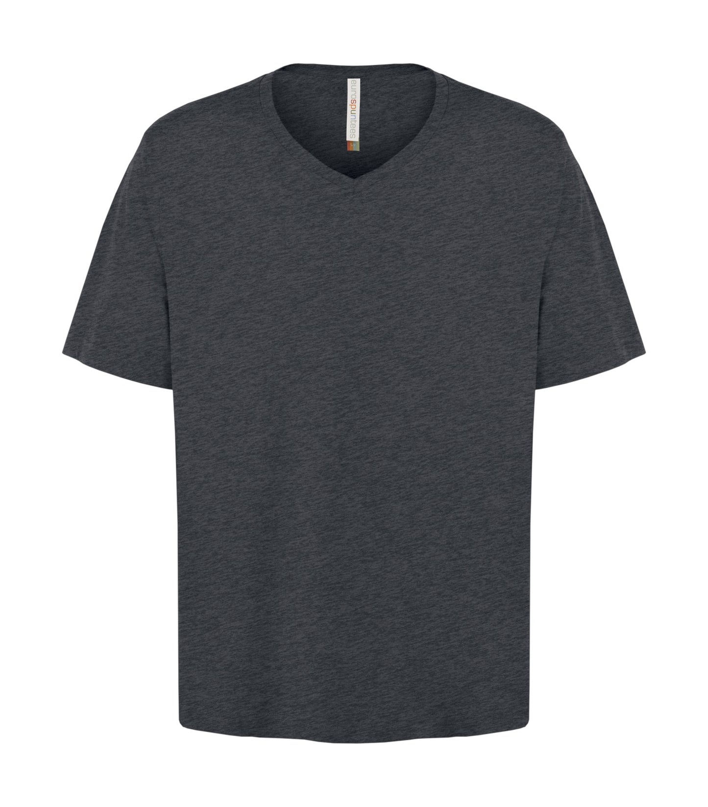 ATC RING SPUN V-NECK TEE (ATC8001) - Charcoalheather