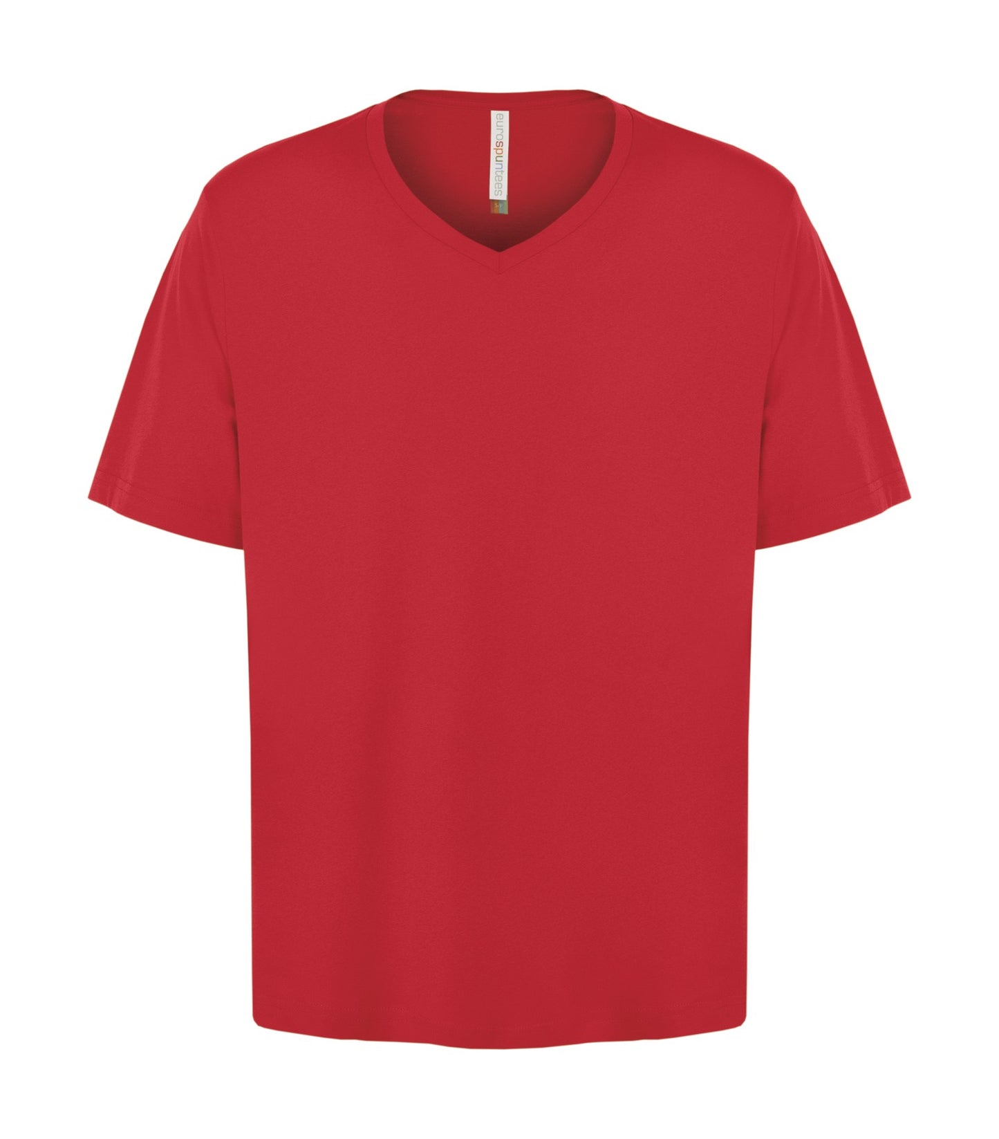 ATC RING SPUN V-NECK TEE (ATC8001) - Truered