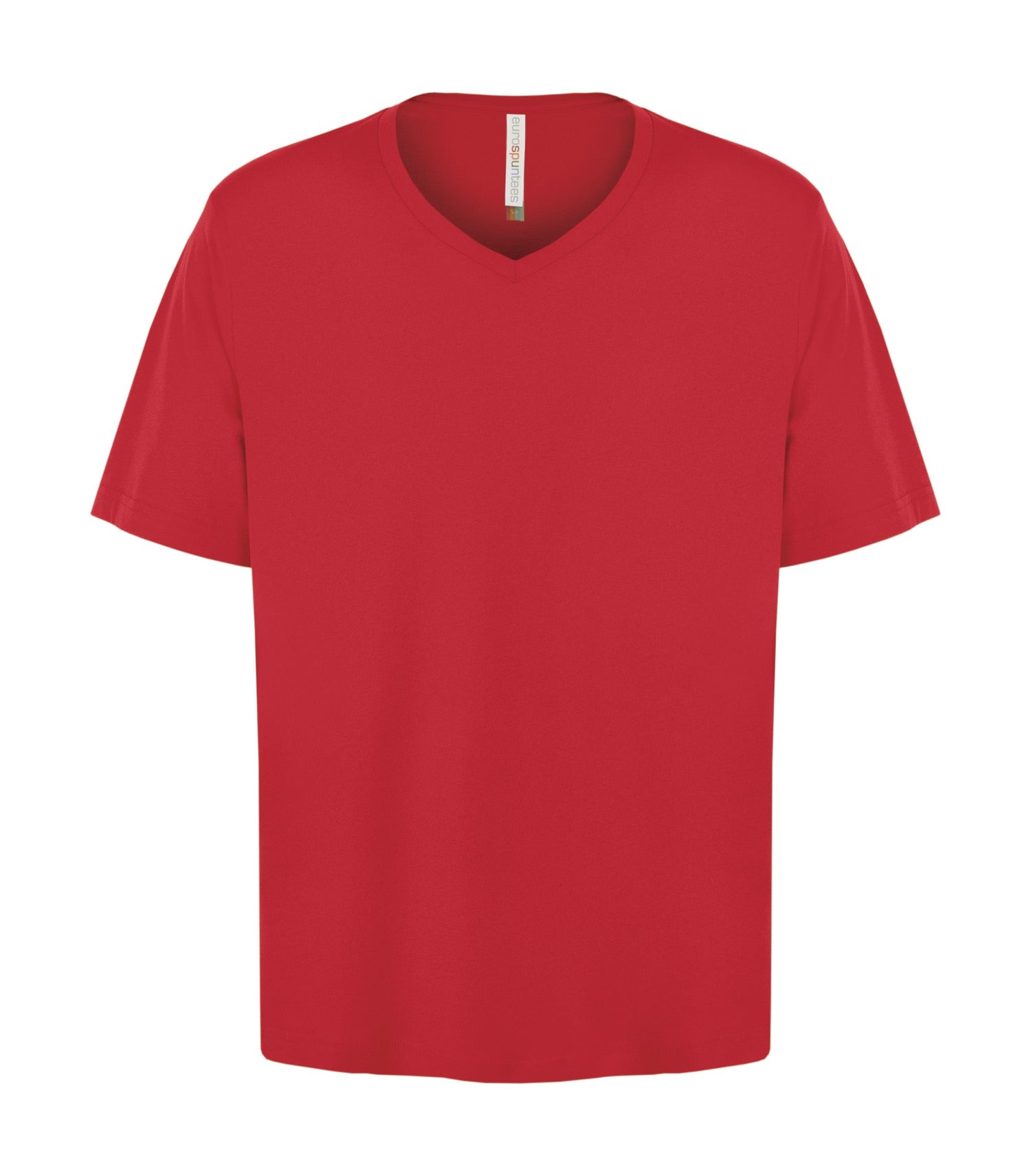 ATC RING SPUN V-NECK TEE (ATC8001) - Truered