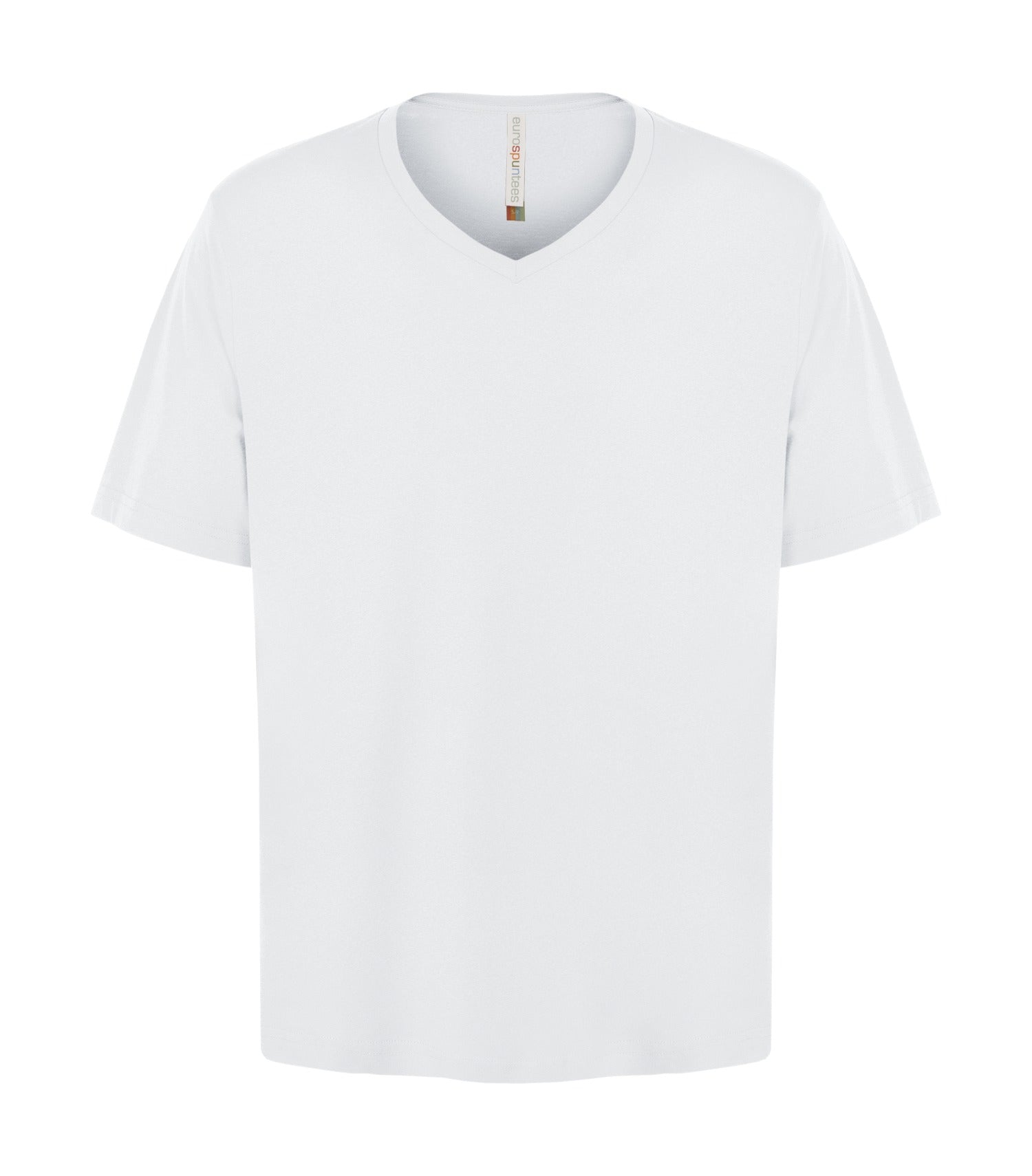 ATC RING SPUN V-NECK TEE (ATC8001) - White