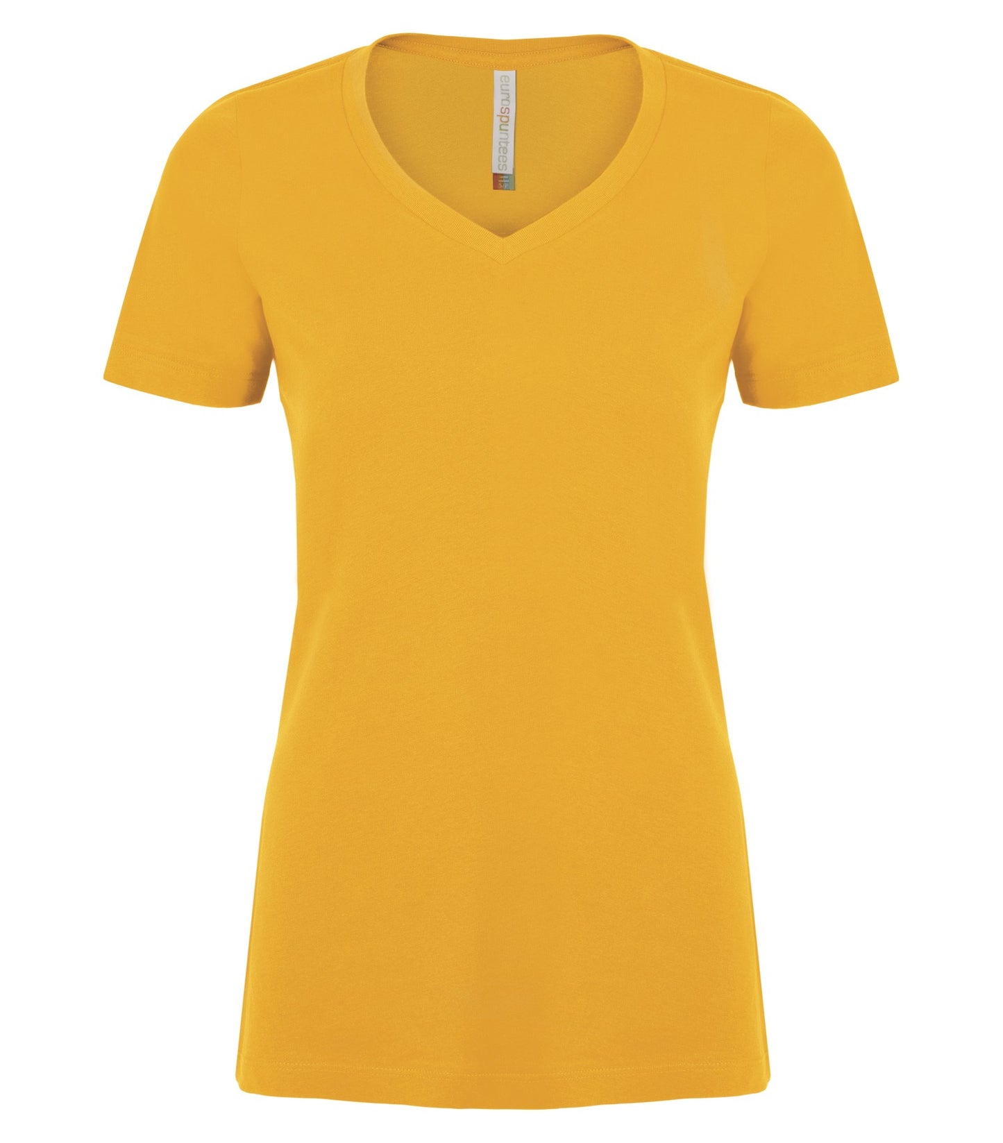 ATC RING SPUN V-NECK LADIES' TEE (ATC8001L) - Gold