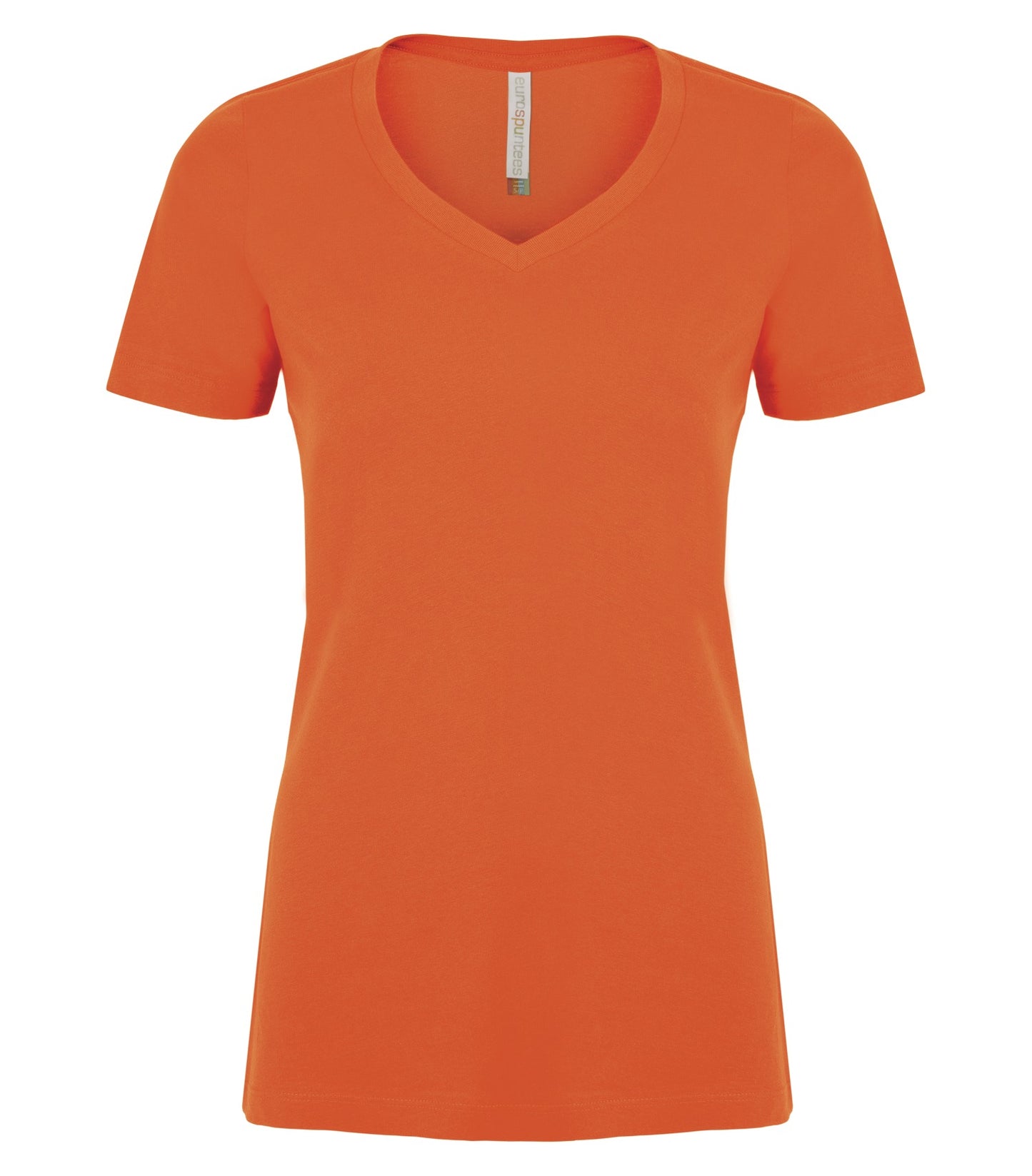 ATC RING SPUN V-NECK LADIES' TEE (ATC8001L) - Orange