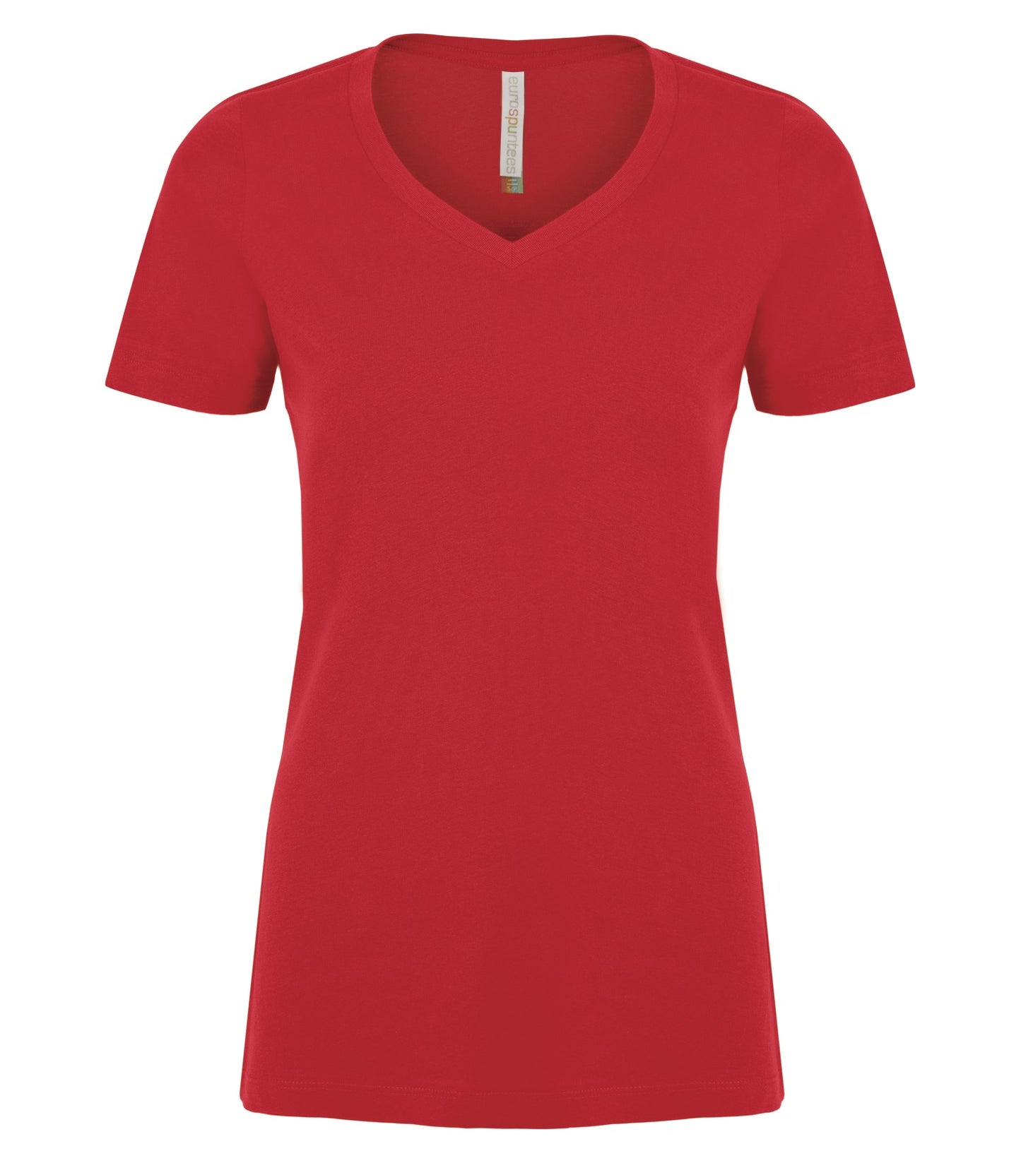 ATC RING SPUN V-NECK LADIES' TEE (ATC8001L) - Truered