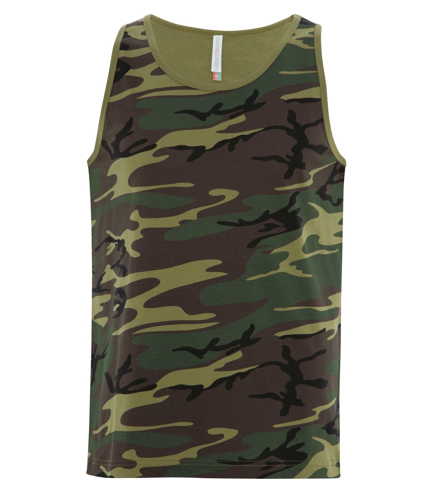 ATC RING SPUN TANK (ATC8004) - Camo C1