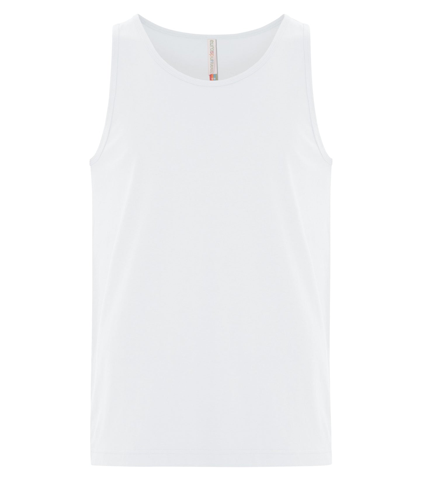 ATC RING SPUN TANK (ATC8004) - White C2