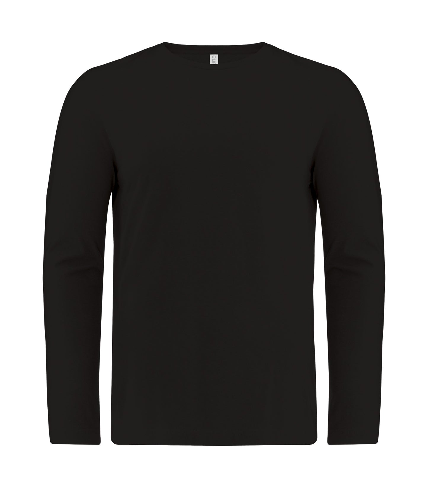 ATC RING SPUN LONG SLEEVE TEE (ATC8015) - Black