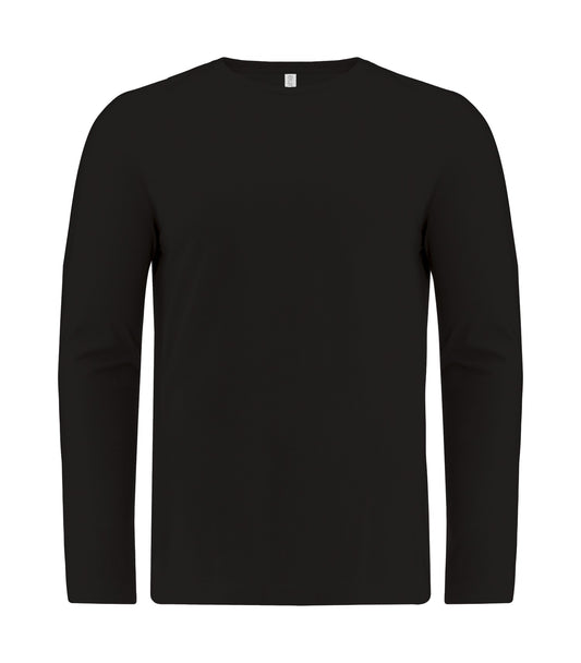 ATC™ EUROSPUN® RING SPUN LONG SLEEVE TEE - Black