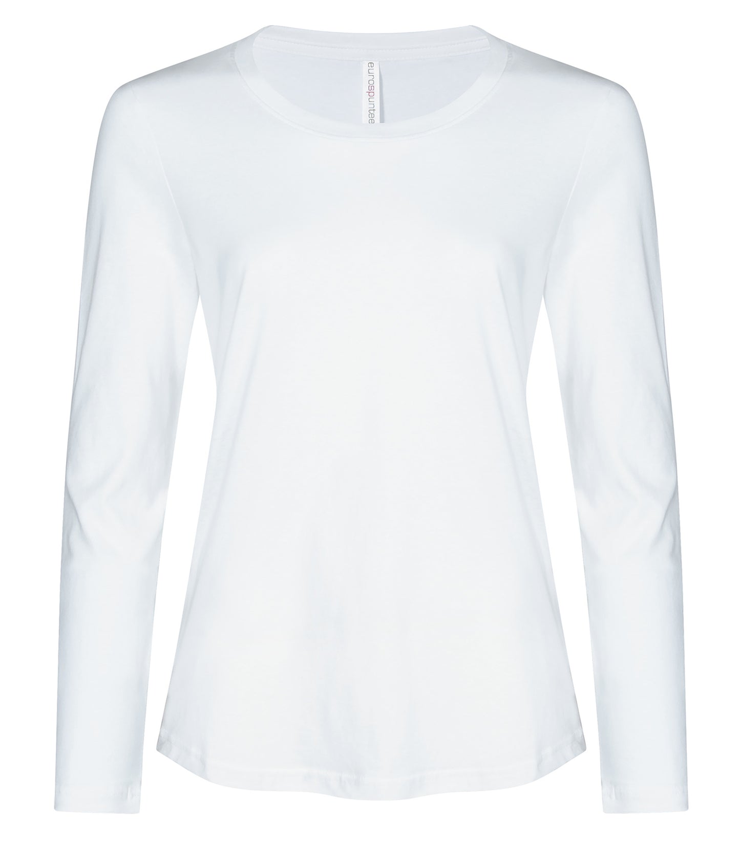 ATC RING SPUN LONG SLEEVE LADIES' TEE (ATC8015L) - White