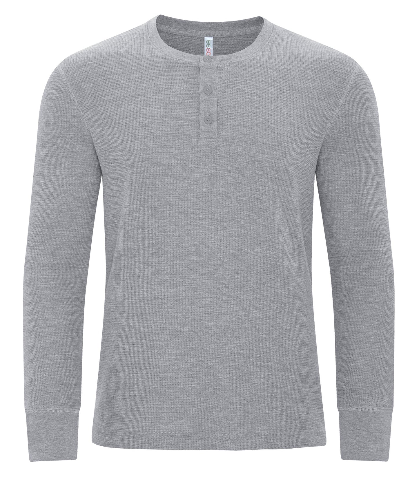 ATC VINTAGE THERMAL LONG SLEEVE HENLEY (ATC8064) - Athleticgrey