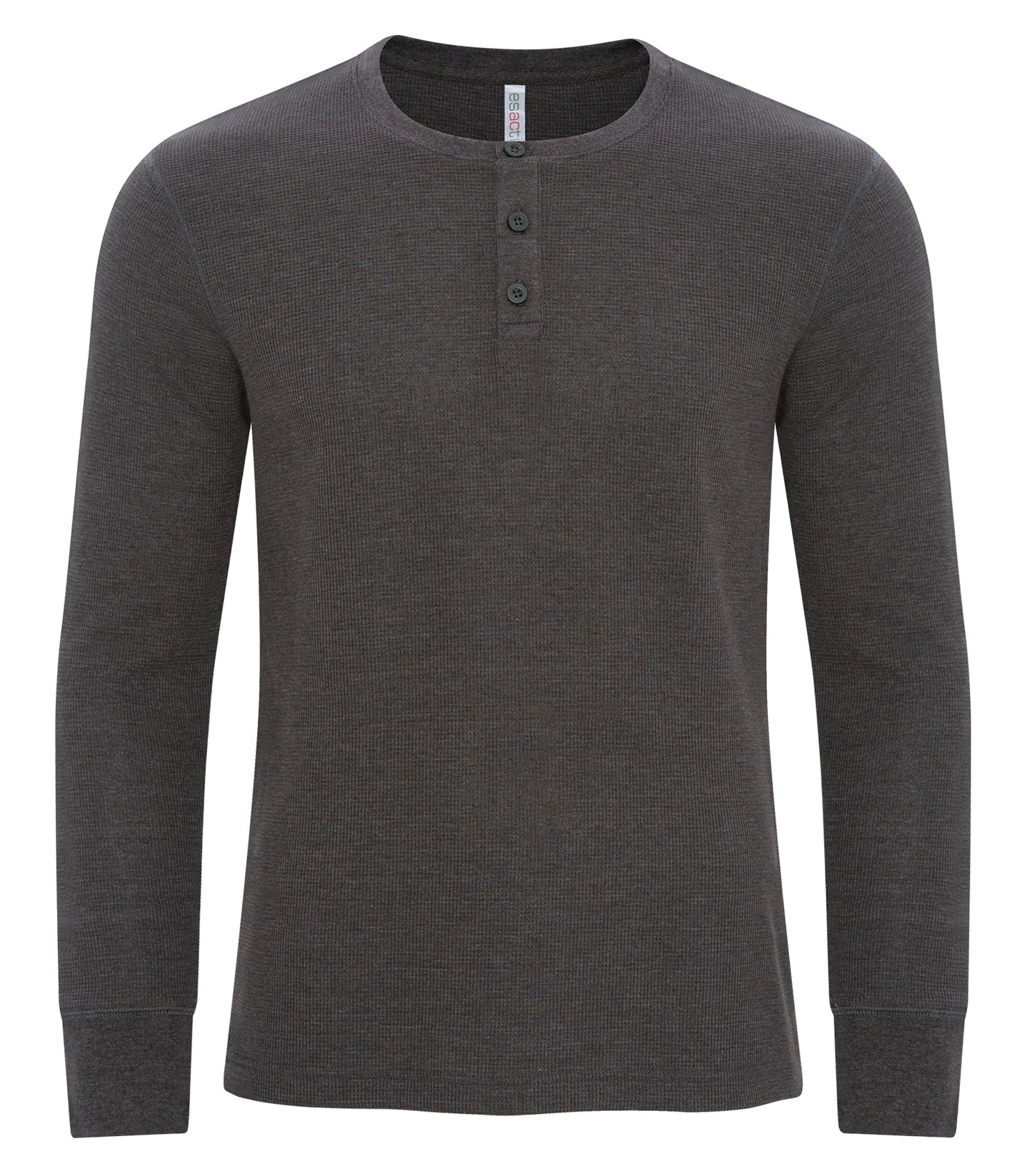 ATC VINTAGE THERMAL LONG SLEEVE HENLEY (ATC8064) - Charcoalheather