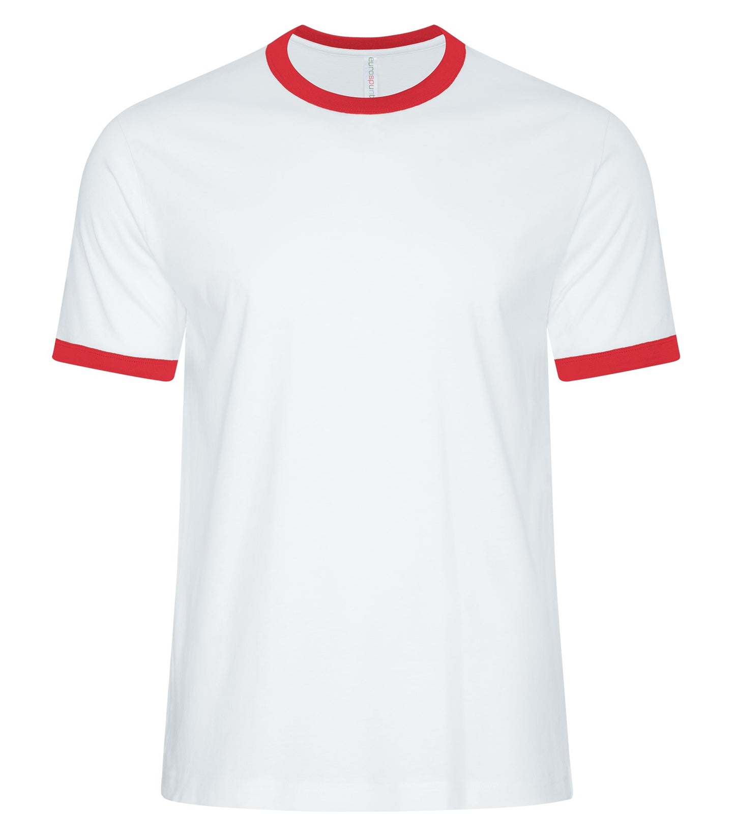 ATC RINGER TEE (ATC9001) - Whitetruered