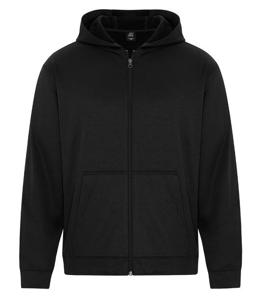 ATC ESSENTIAL® PERFORMANCE FULL ZIP HOODIE - Black
