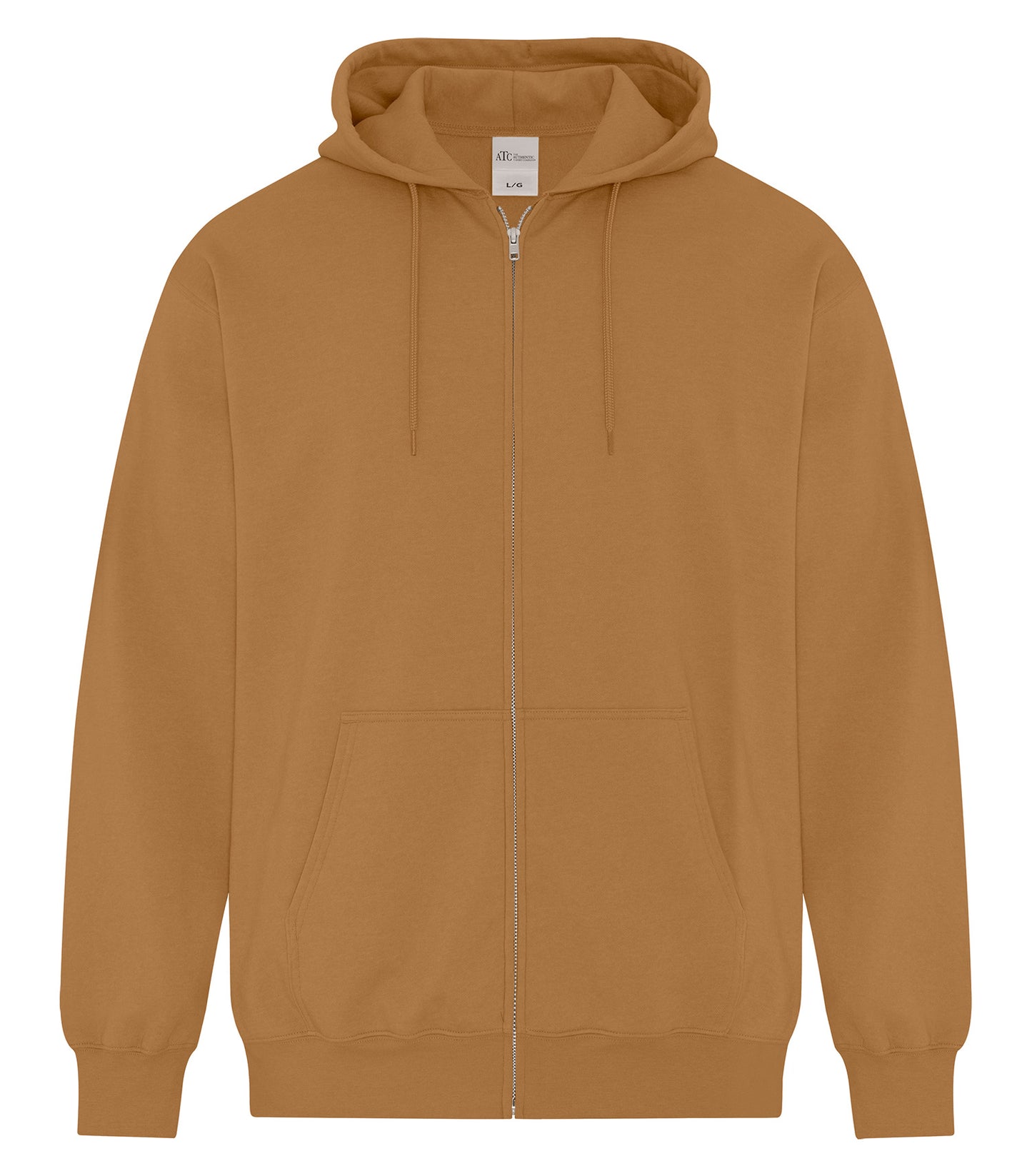 ATC EVERYDAY FLEECE FULL ZIP HOODIE (ATCF2600) - Caramel