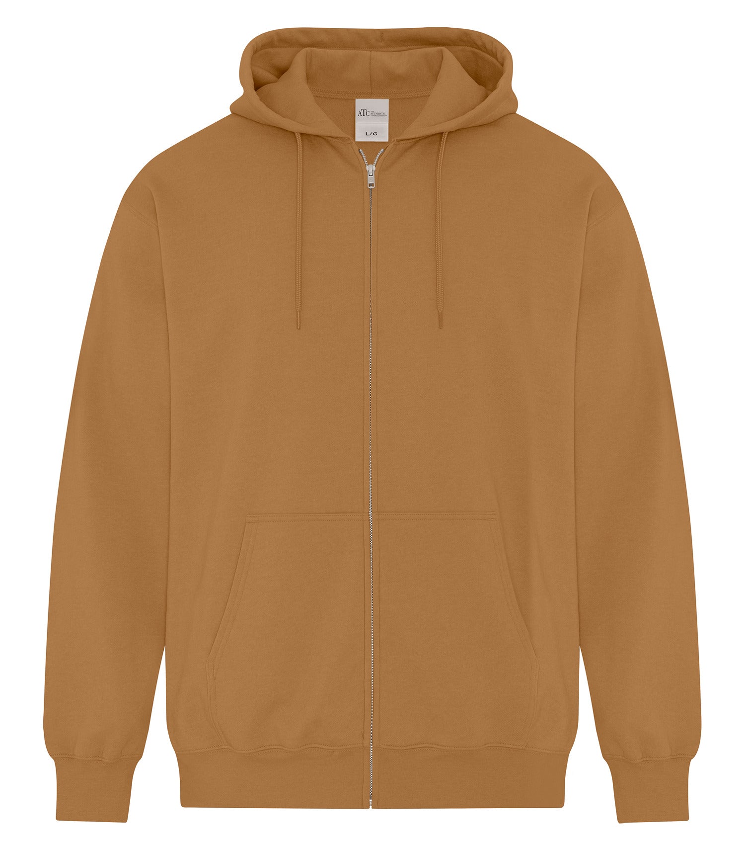 ATC EVERYDAY FLEECE FULL ZIP HOODIE (ATCF2600) - Caramel